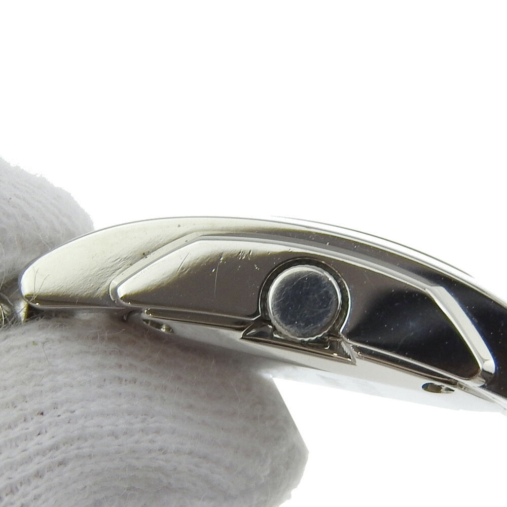 BVLGARI Assioma Watch AA26S Stainless Steel Quartz Analog Display Black Dial Women's — Very Good
