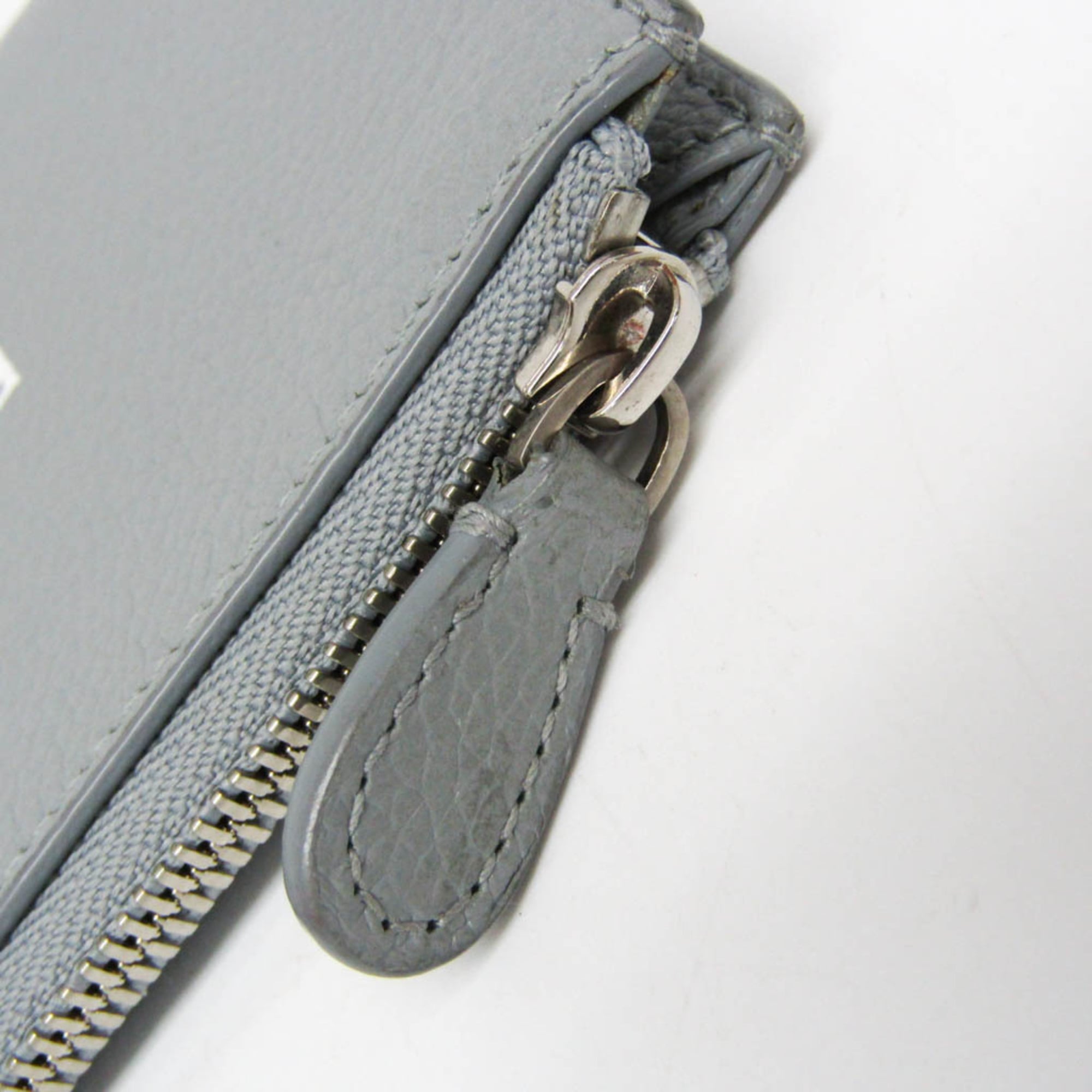 Balenciaga Coin Card Holder 637130 Women,Men Leather Coin Purse/coin Case Gray