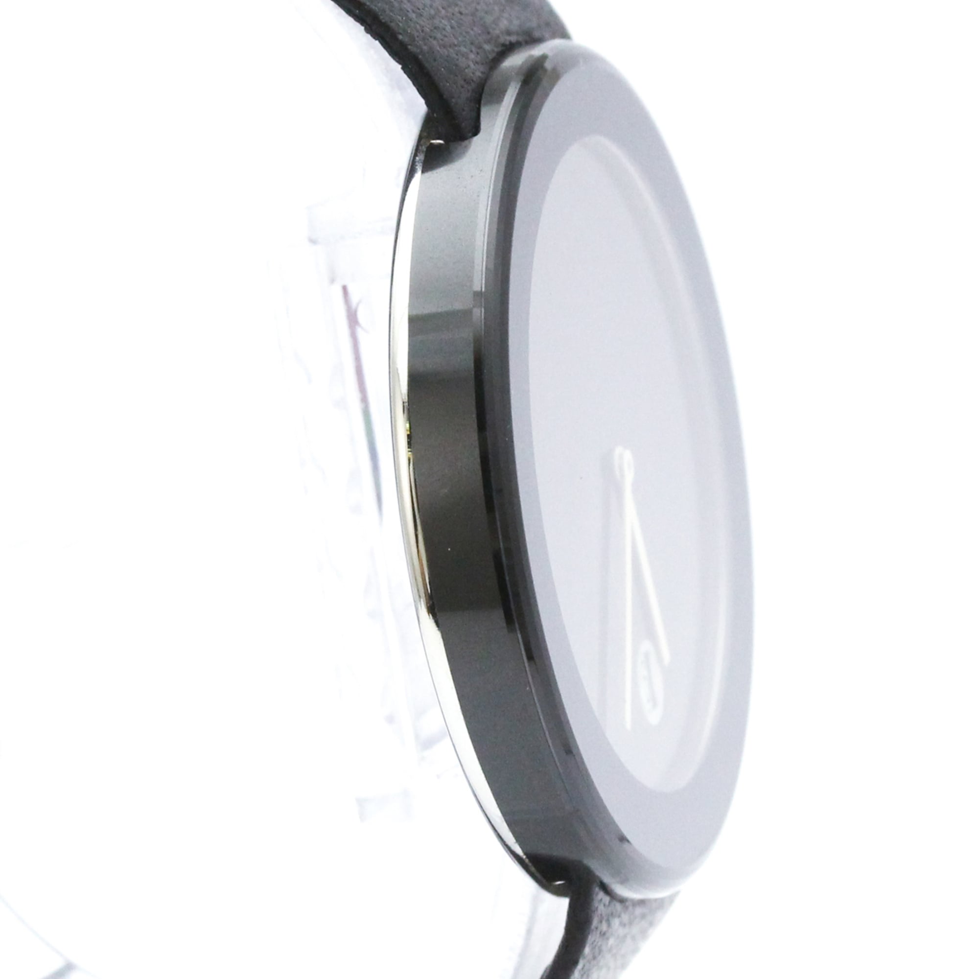 OMEGA Art Collection Ceramic Leather Quartz Mens Watch — Very Good