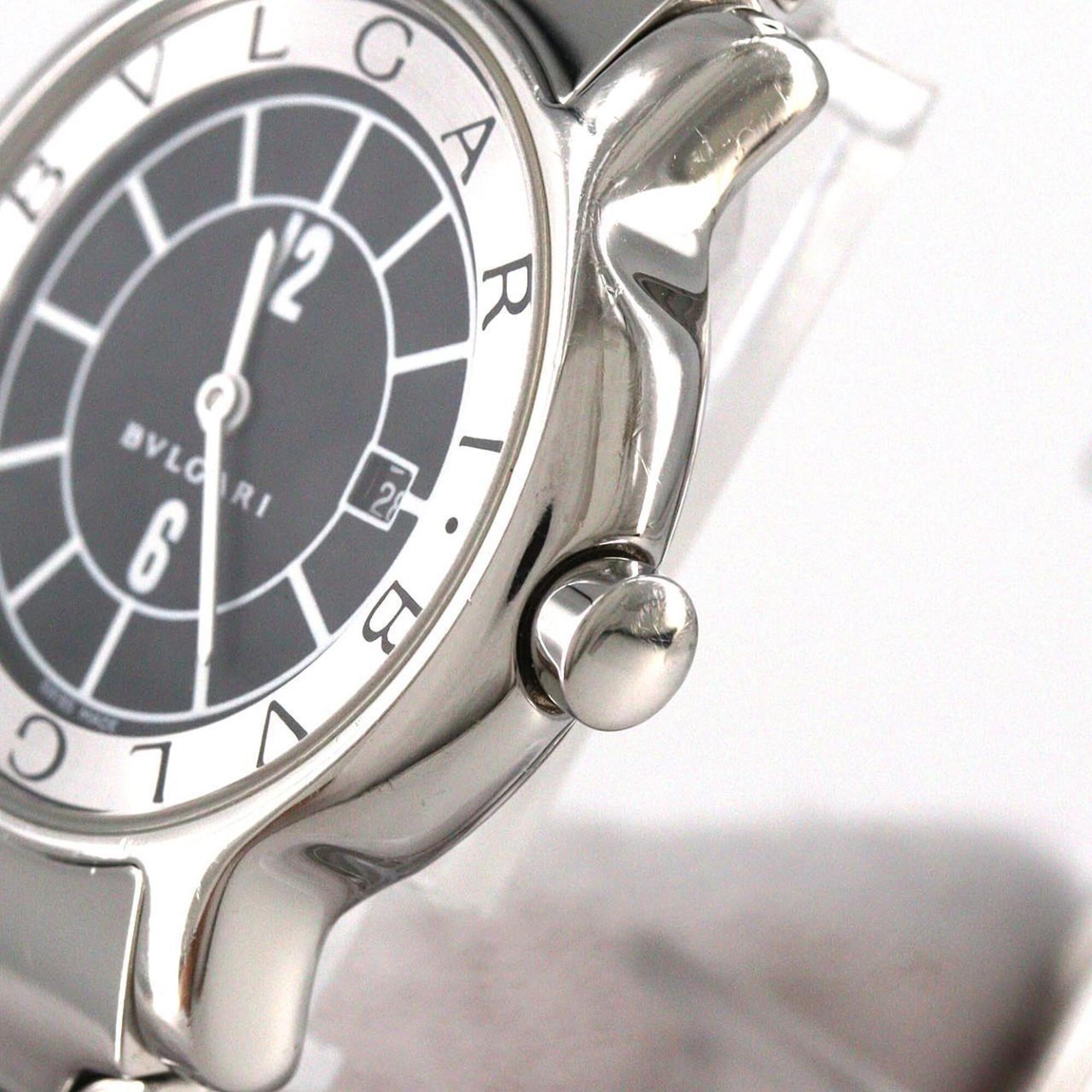 Bulgari Solotempo ST29S ST29BSSD Stainless Steel Quartz Watch — Very Good