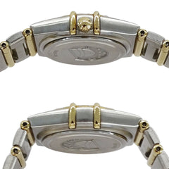 Omega Constellation Mini 1267.15 Women's Watch, Brand Name, Diamond, Quartz, Stainless Steel (SS), Gold (YG) Combination, Full Bar — Good