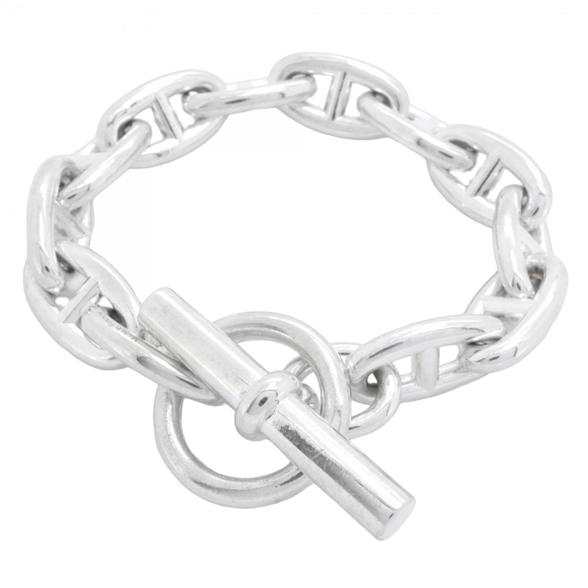 Hermes Chaine d'Ancre GM Bracelet, 12 links, 925 silver, for women
