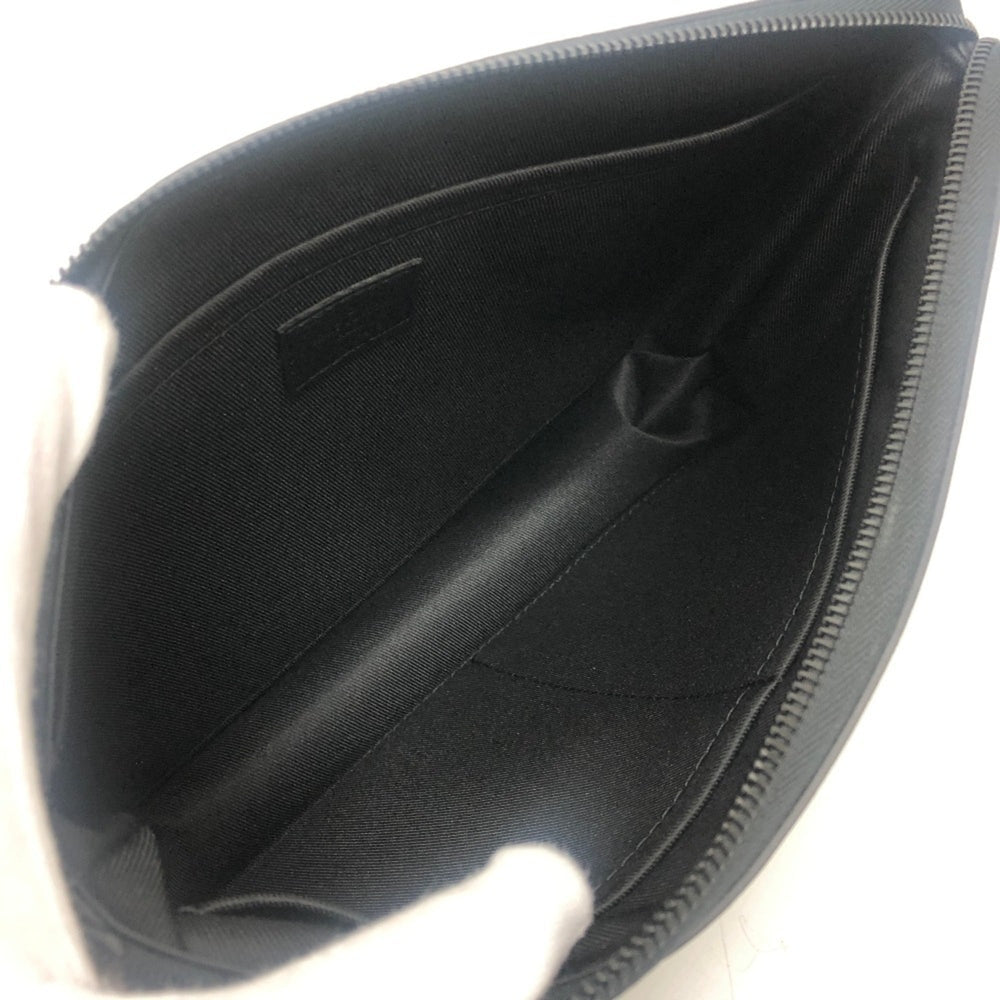 LOUIS VUITTON M82545 Pochette Voyage Souple Bag Clutch Second Men's Black — New