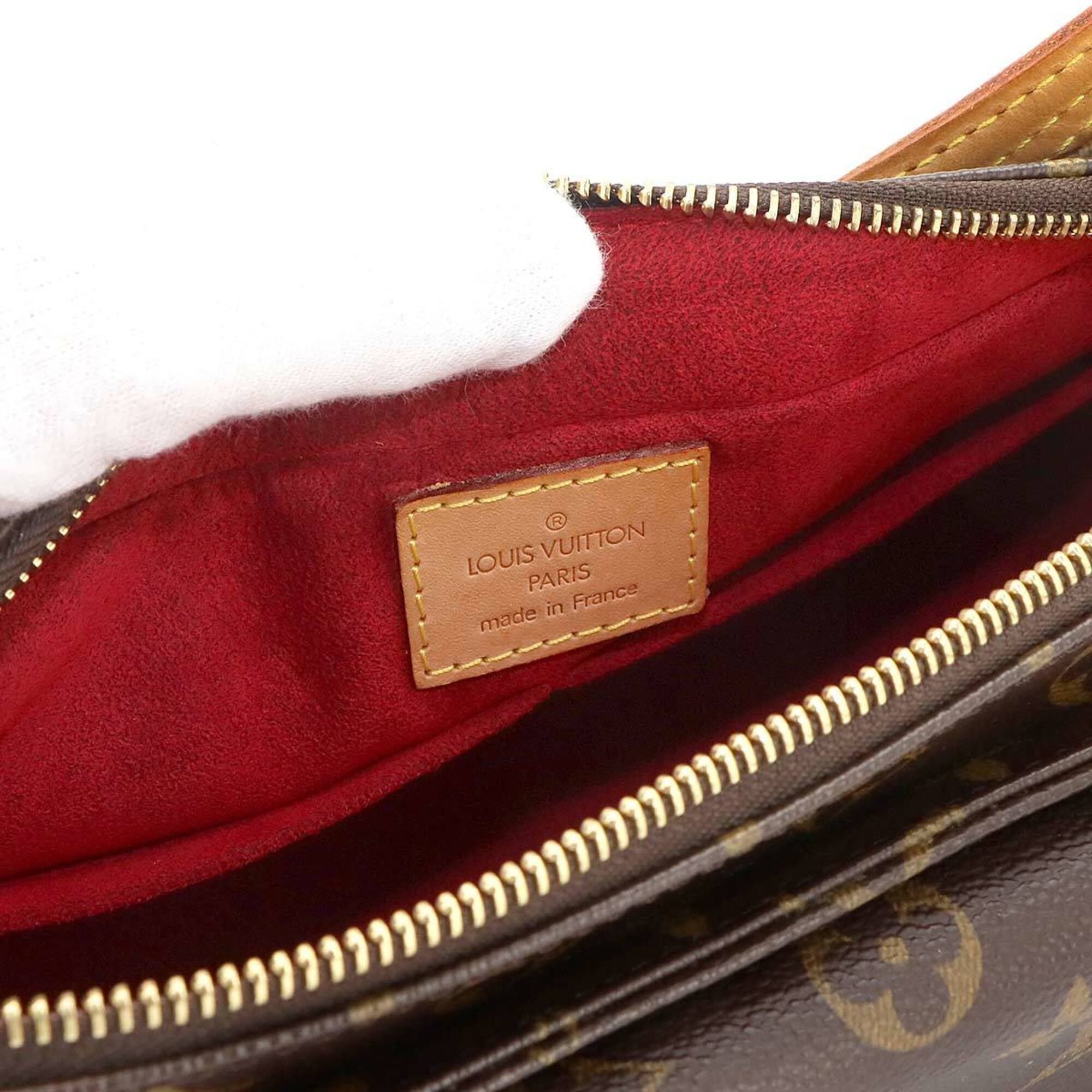 Louis Vuitton Viva Cite MM Monogram Shoulder Handbag, Brown, M51164, Gold Hardware — Like New