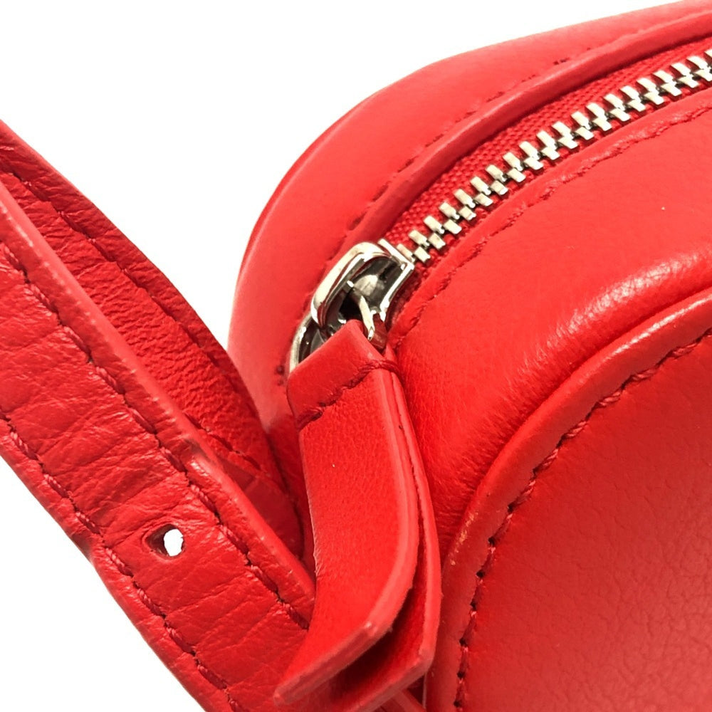 BALENCIAGA 552372 EVERYDAY Camera Bag XS Pochette Shoulder Leather Women's Red E-240911-1 — Like New