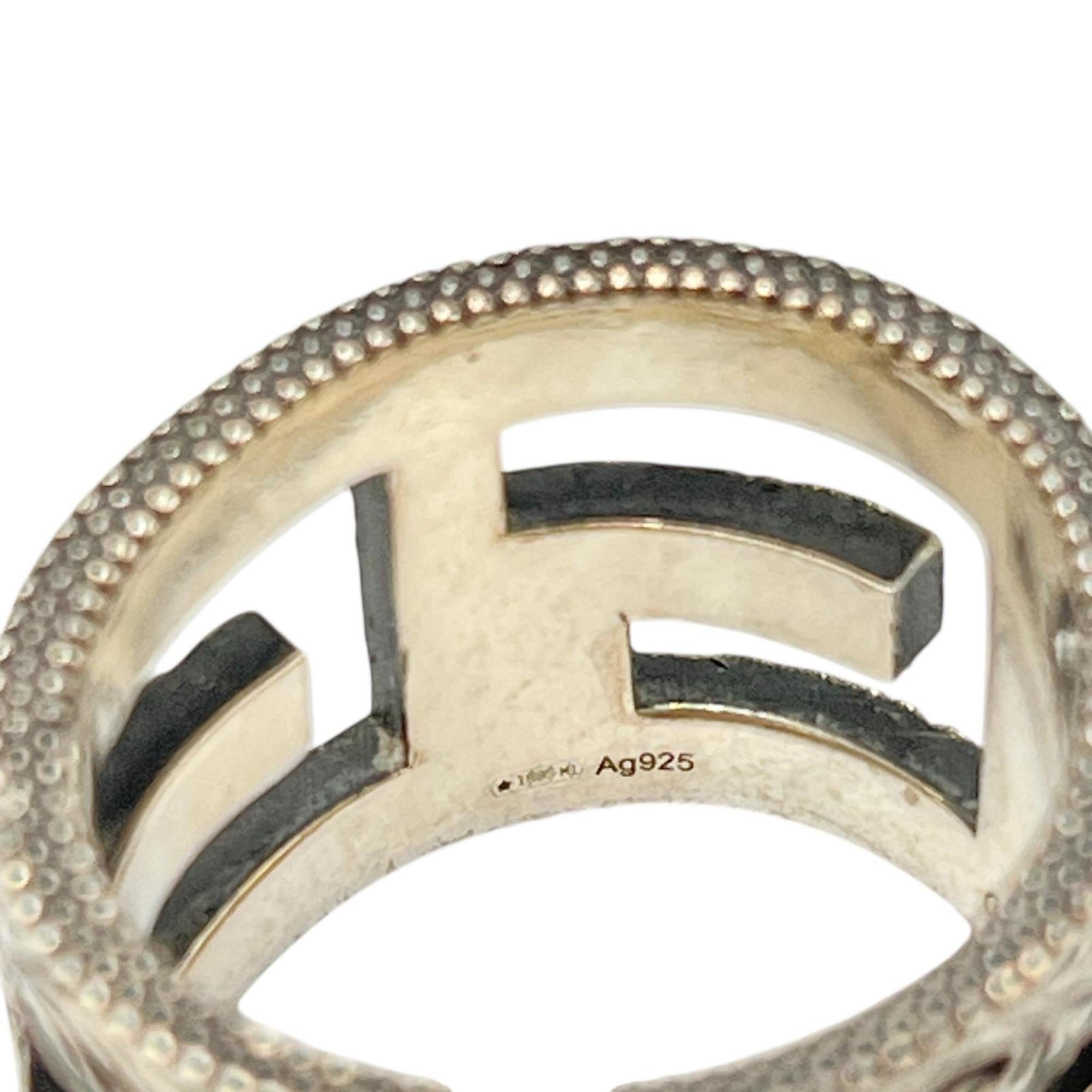 Gucci Square G Arabesque Ring in Sterling Silver for Men