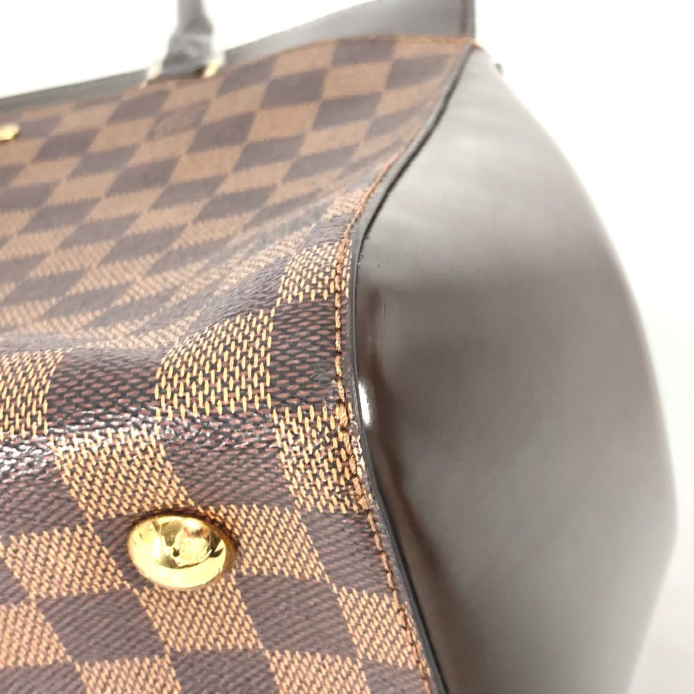 LOUIS VUITTON N41150 Damier Rivoli MM Shoulder Bag Tote Handbag Canvas Women's Ebene Brown — Like New