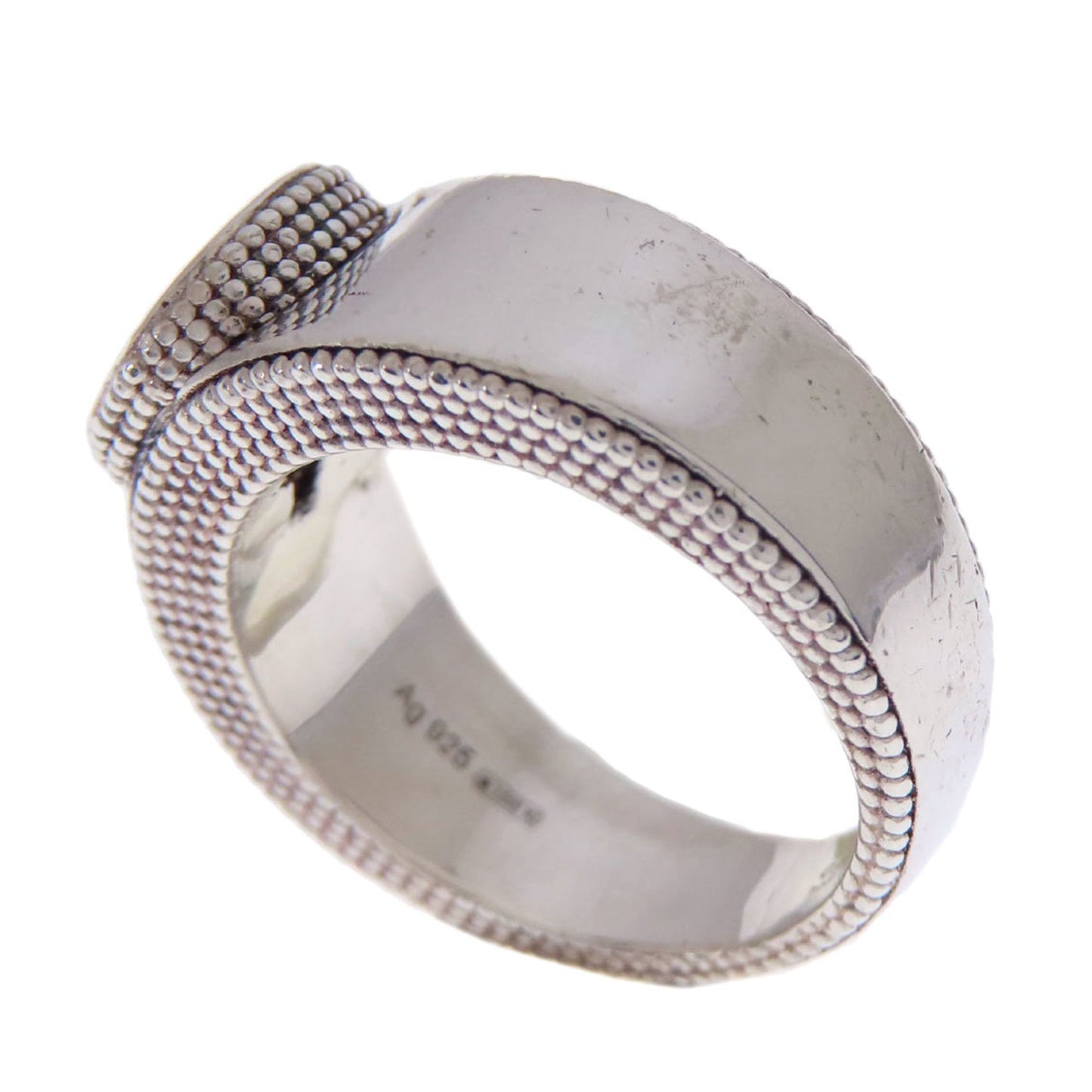 Gucci Interlocking G Ring, Silver, Women's, GUCCI