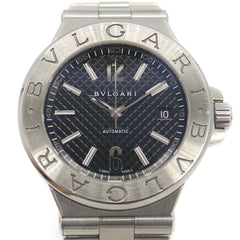 BVLGARI Diagono Date DG40S Automatic Black Dial Watch — Good