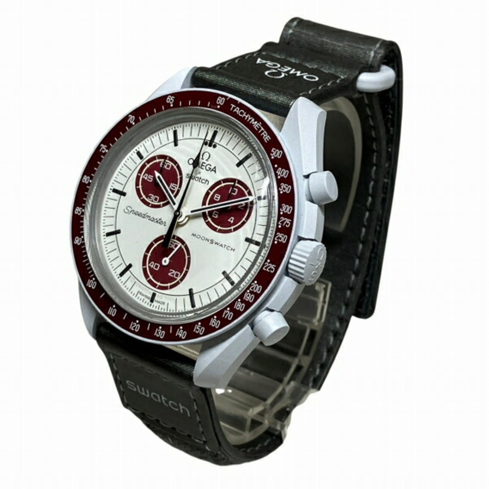 Omega x Swatch MoonSwatch Mission to Pluto SO33M101 Quartz Watch Men's — Good
