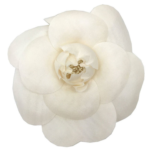 CHANEL Camellia Corsage Brooch White Chanel Women's Ceremony