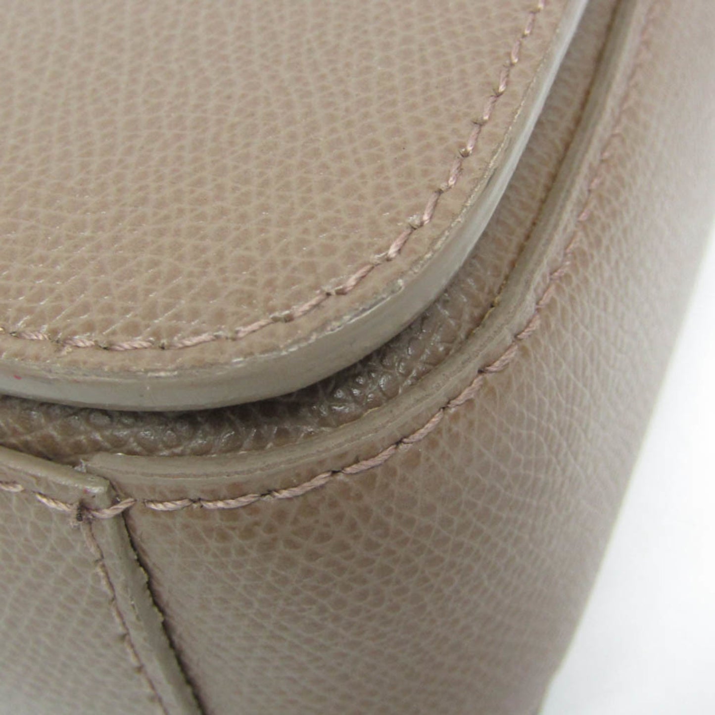 Furla Metropolis 00760475 Women's Leather Shoulder Bag Beige Brown