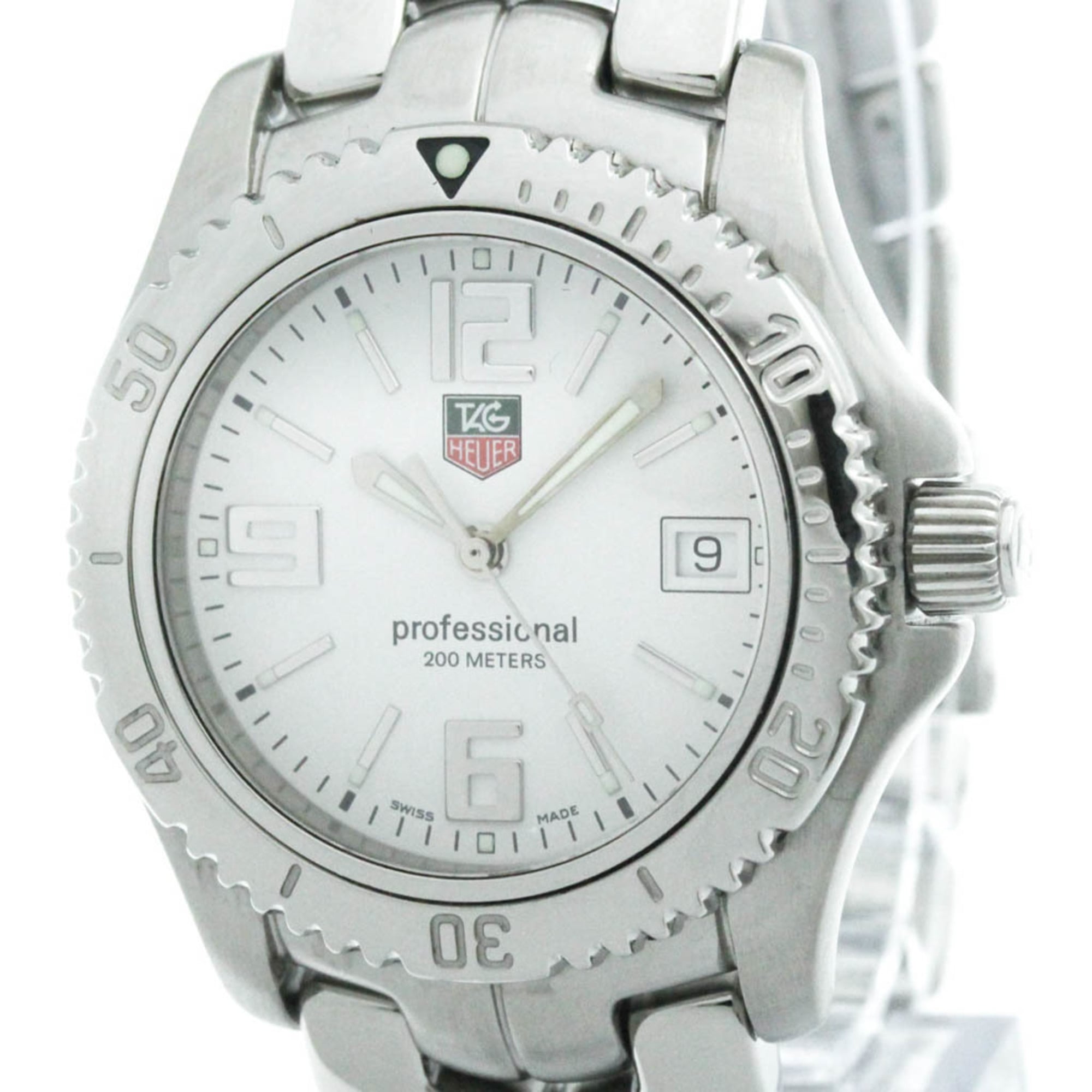 TAG HEUER Link Steel Quartz Ladies Watch WT1214 Polished — Very Good