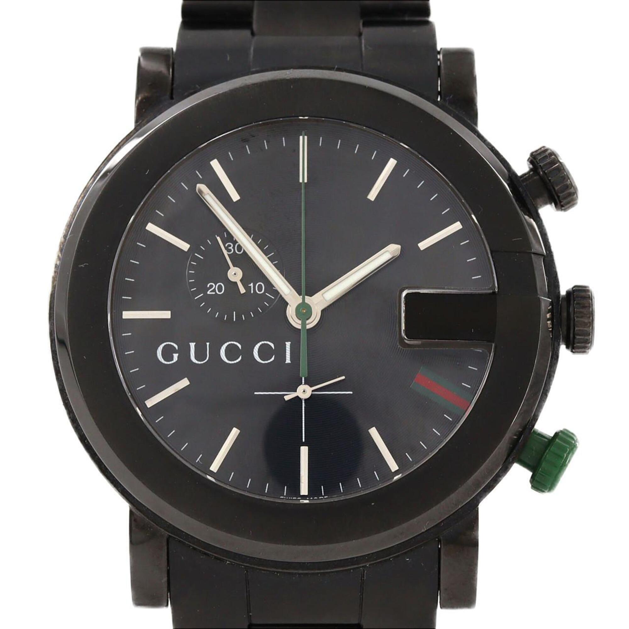 Gucci G-Chrono PVD 101MCHRONO YA101331 SS Quartz Watch — Very Good