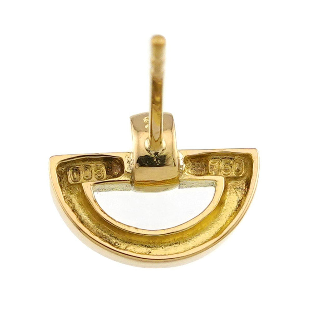 Celine CELINE Diamond 0.03ct Earring 18K YG Yellow Gold 750 Single Pierced — Like New