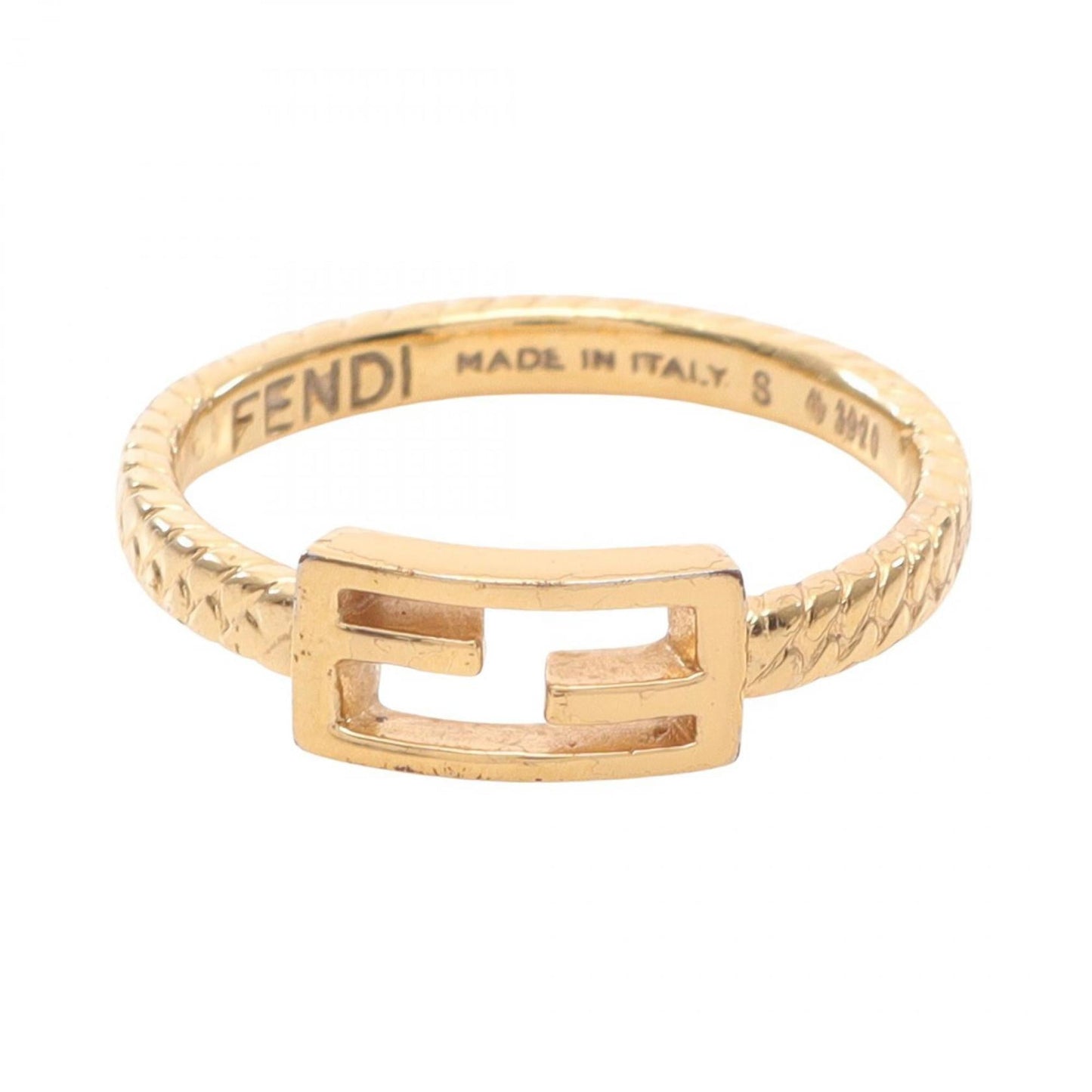 Fendi Bucket Ring, Gold-Plated, Women's, GP (Gold-Plated)