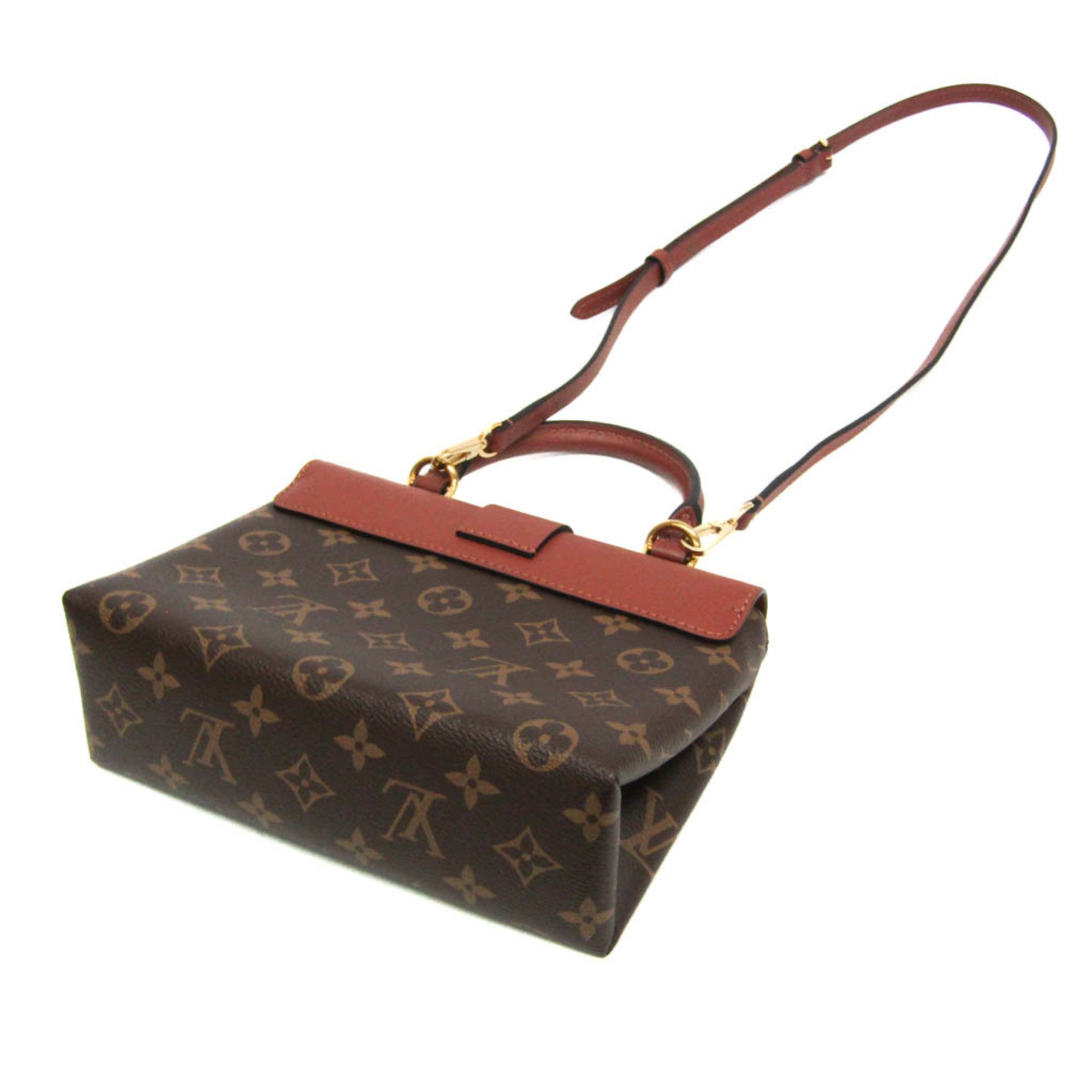 Louis Vuitton Monogram Rocky BB M44654 Women's Handbag,Shoulder Bag Brown,Monogram — Like New