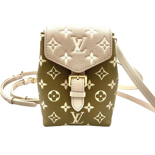 Louis Vuitton Tiny Backpack M81351 Monogram Empreinte Khaki/White Women's