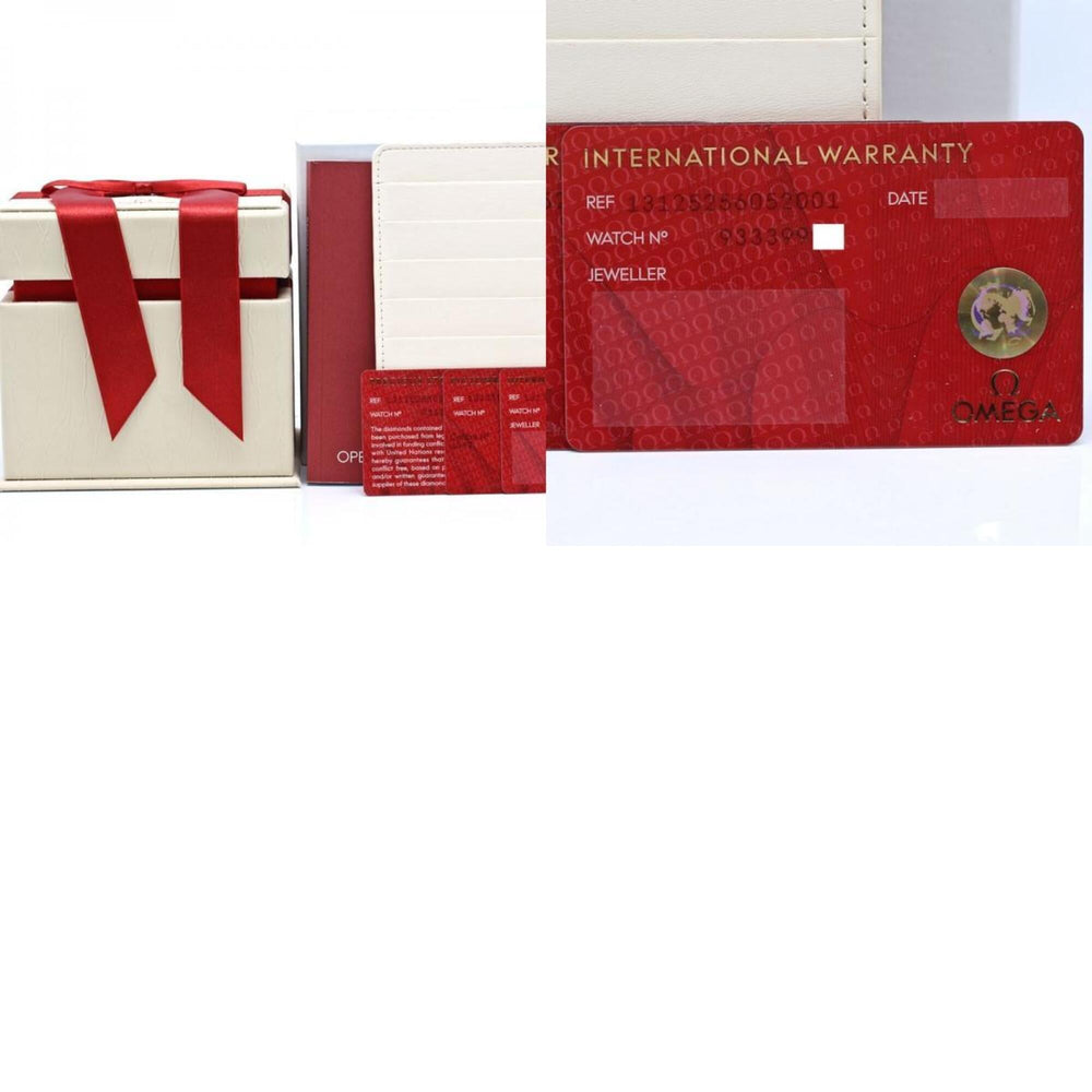 OMEGA Constellation Manhattan Diamond Bezel 131.25.25.60.52.001 Women's Watch SS x 18K Sedna Gold 40504 — Like New