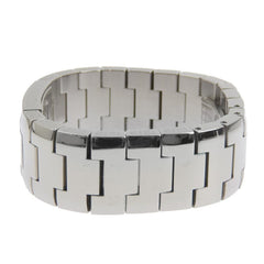 Versace stainless steel silver quartz analog display ladies black dial watch — Very Good