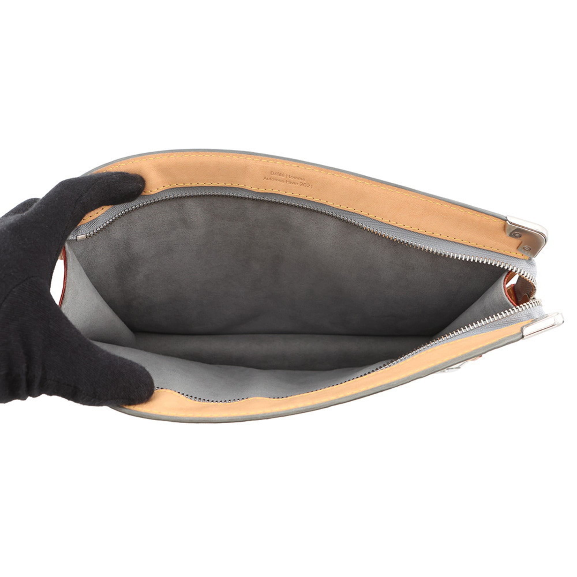 Louis Vuitton Monogram Mirror Trunk Pochette Clutch Bag M80807 LOUIS VUITTON Bags 2021 Show