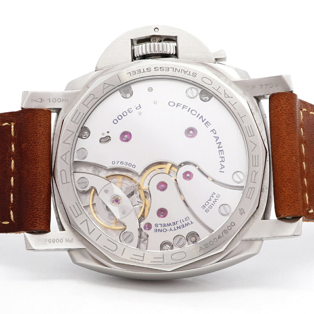 Officine Panerai Luminor Tre Giorni PAM01628 Gray Dial Men's Watch — Good