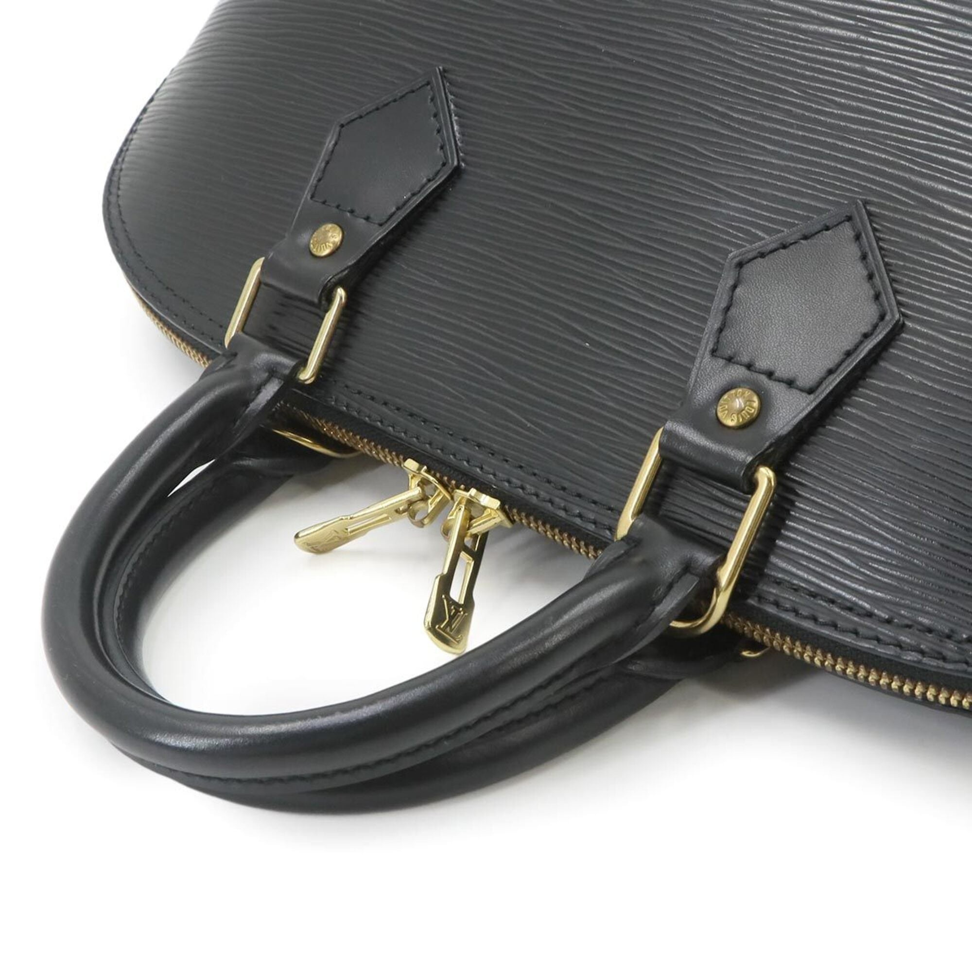 Louis Vuitton Alma PM Epi Leather Handbag, Noir (M52142), Gold Hardware — Like New