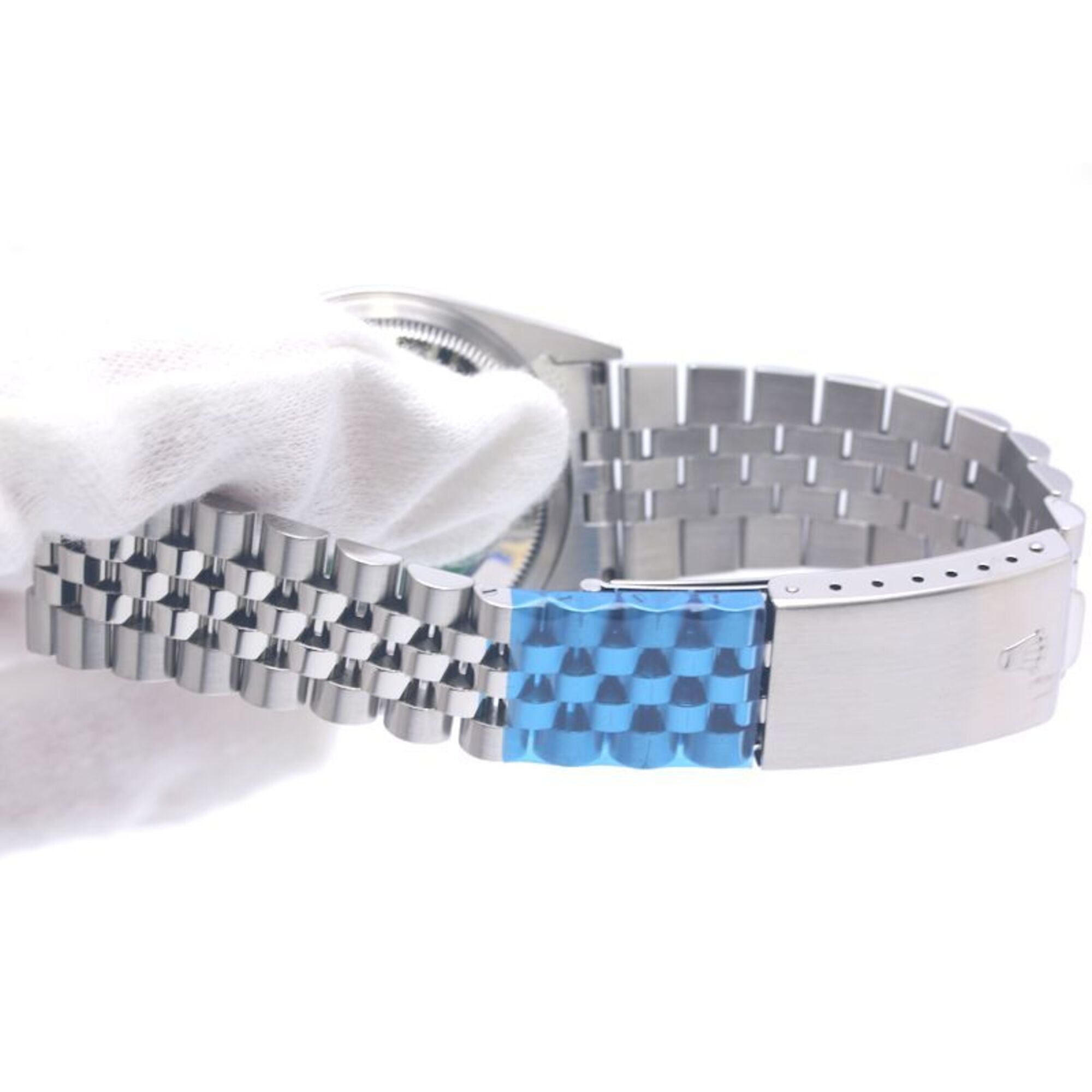 ROLEX Datejust 10P Diamond 16234G Men's Watch 18K White Gold x Stainless Steel 40300 — Good