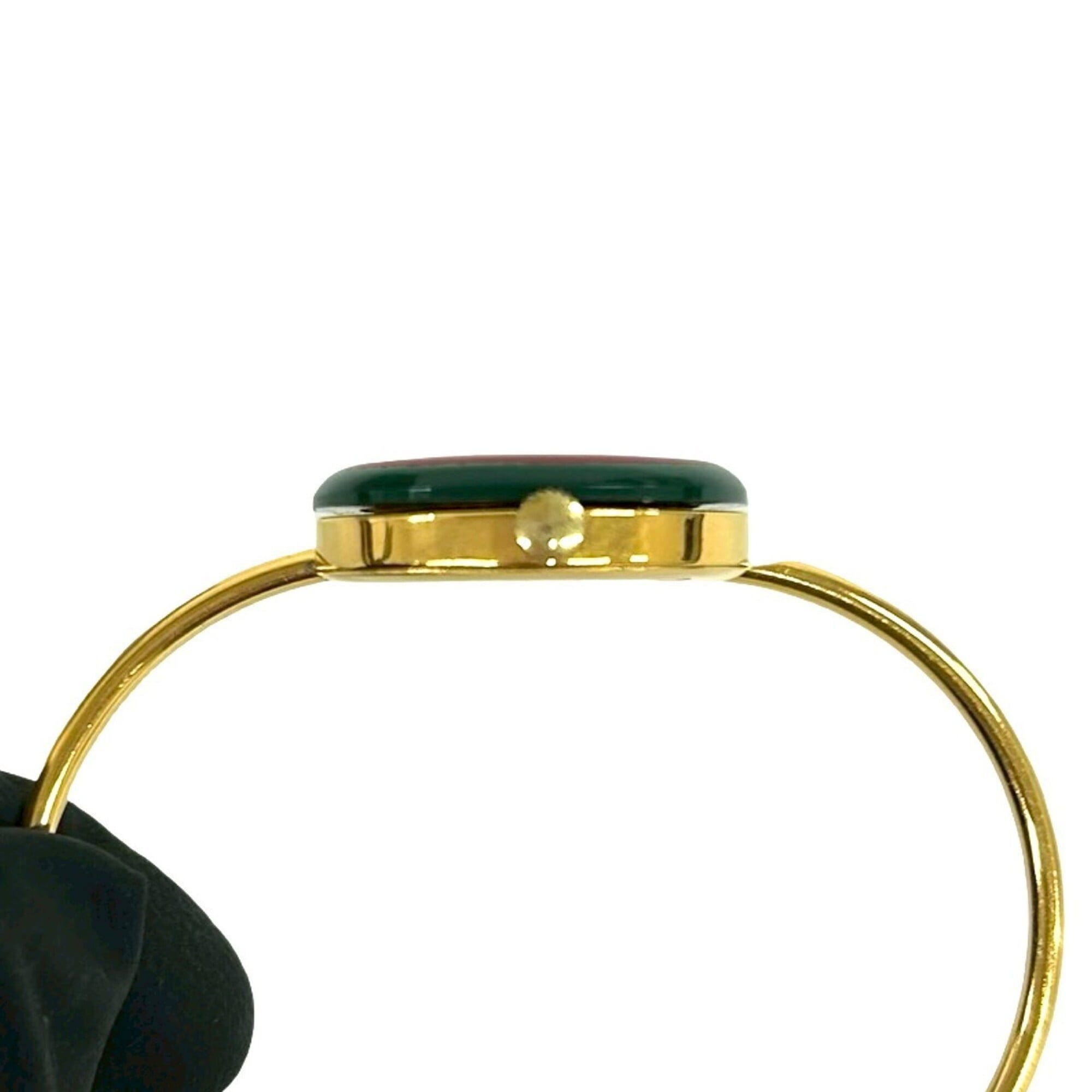 GUCCI Vintage Changeable Bezel Sherry Line GP Quartz Wristwatch Gold 32094 — Good