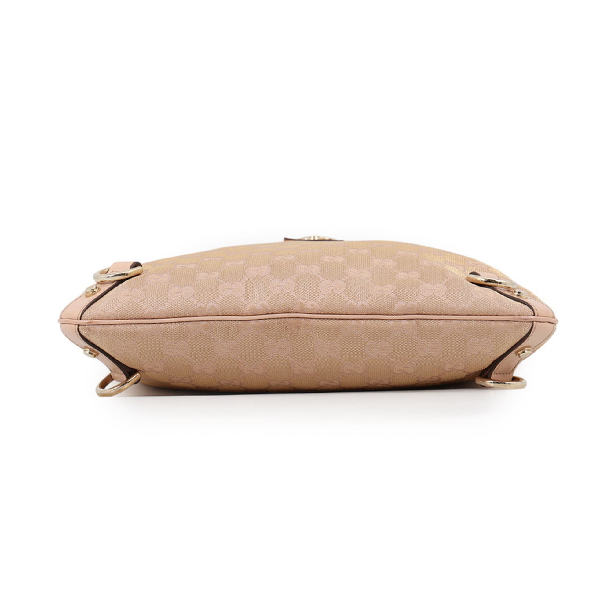 Gucci Shoulder Bag GG Canvas Abbey Leather 131326 GUCCI Handbag — Like New