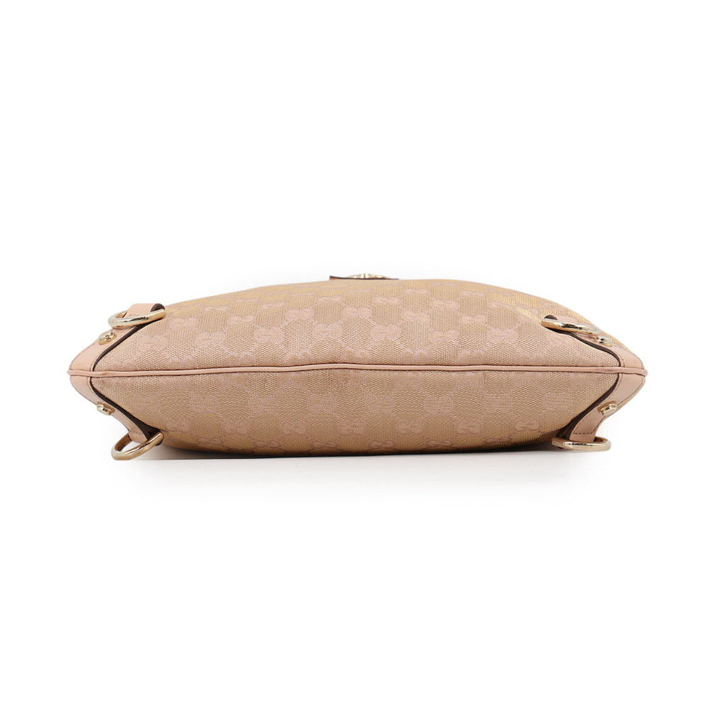 Gucci Shoulder Bag GG Canvas Abbey Leather 131326 GUCCI Handbag — Like New