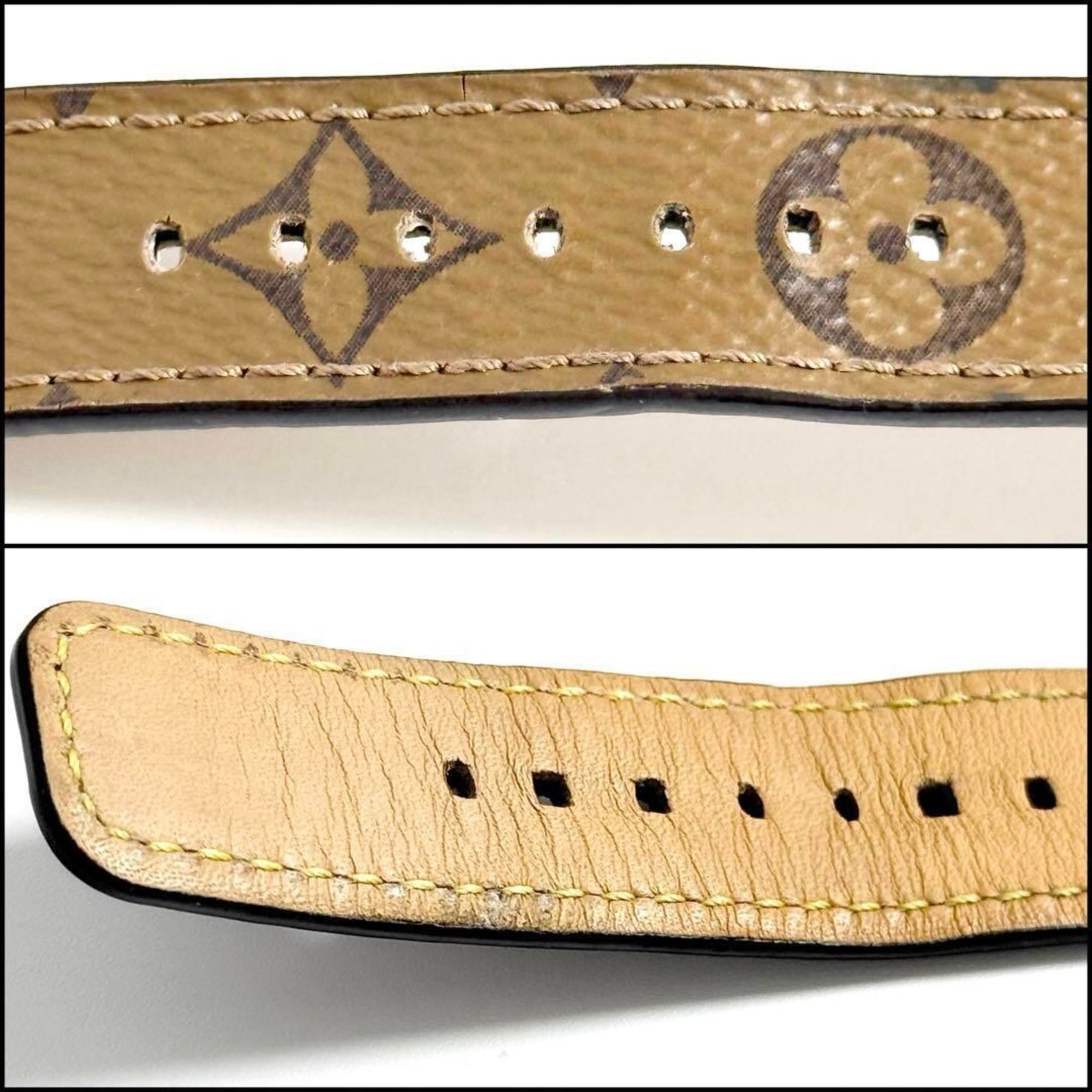 Louis Vuitton Men's Tambour Monogram Watch 39mm — Very Good