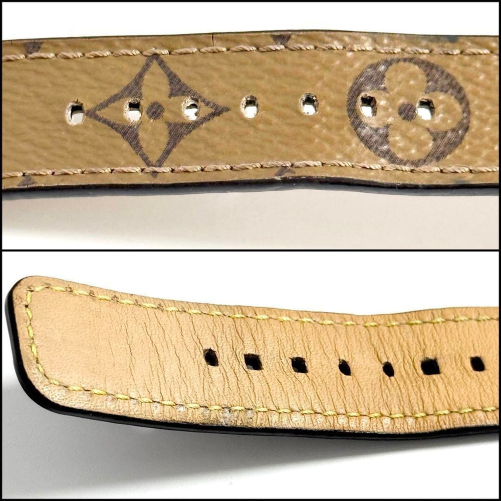 Louis Vuitton Men's Tambour Monogram Watch 39mm — Very Good