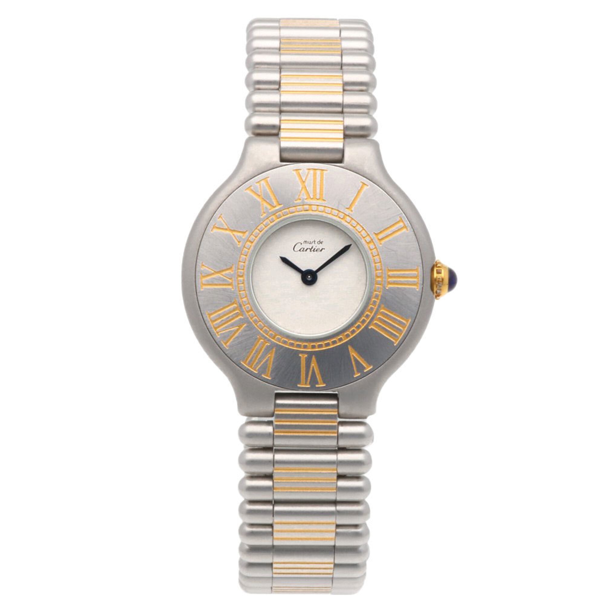 Cartier Must 21 Wristwatch, Stainless Steel, Automatic Winding, Overhauled, Men's/Women's, Used — Good