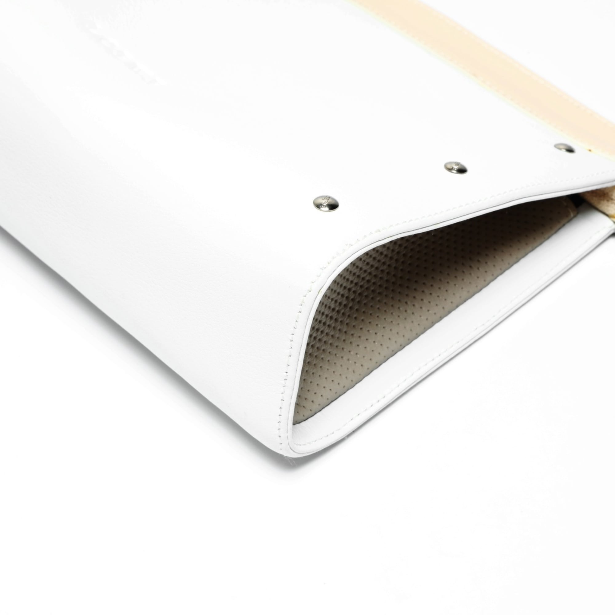 LOEWE Leather Pouch White