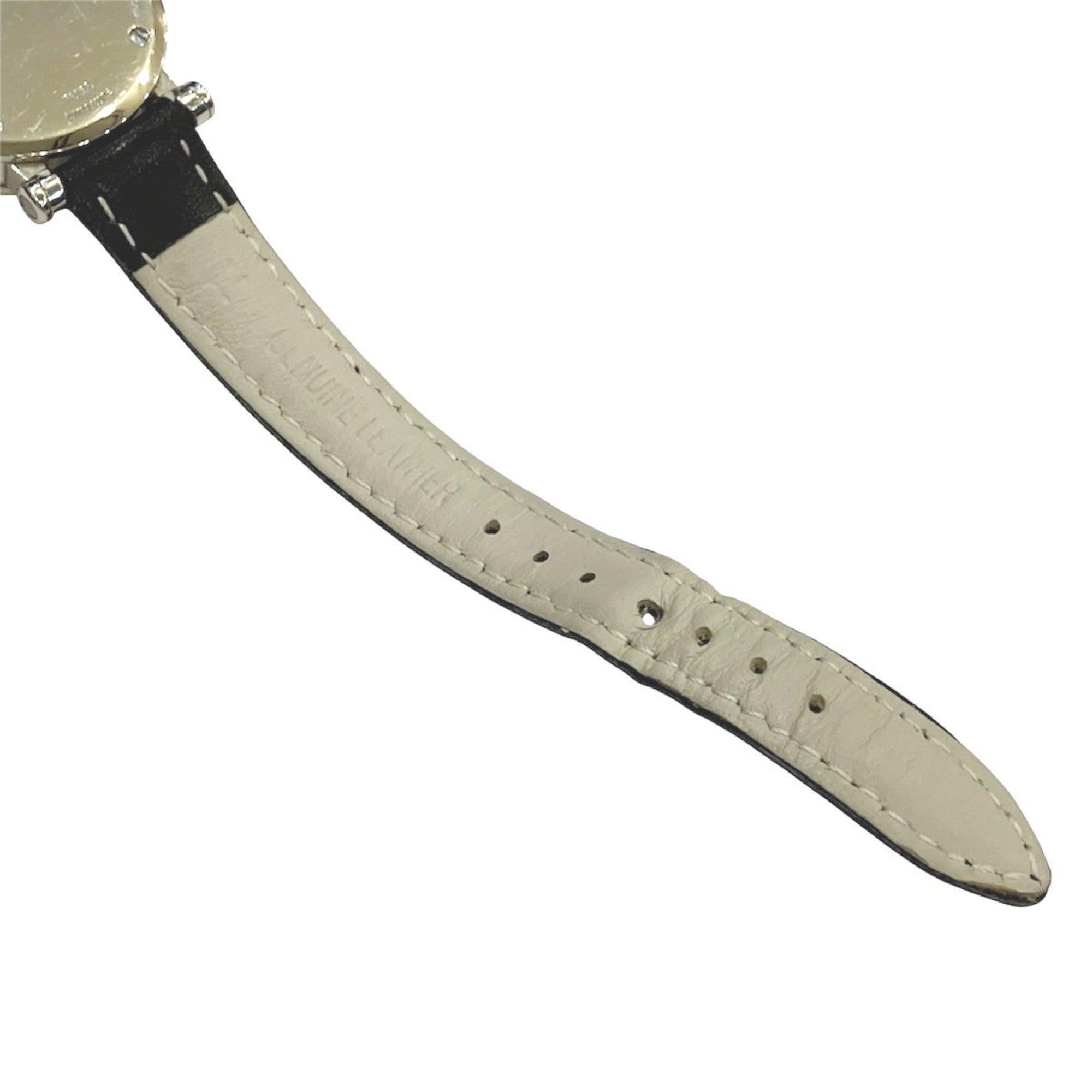 Tiffany & Co. Atlas watch, total weight 36.4g, stainless steel, genuine leather strap, quartz movement, white dial, Z1300.11.11A20 — Good