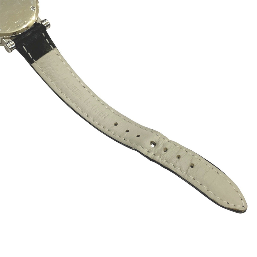 Tiffany & Co. Atlas watch, total weight 36.4g, stainless steel, genuine leather strap, quartz movement, white dial, Z1300.11.11A20 — Good