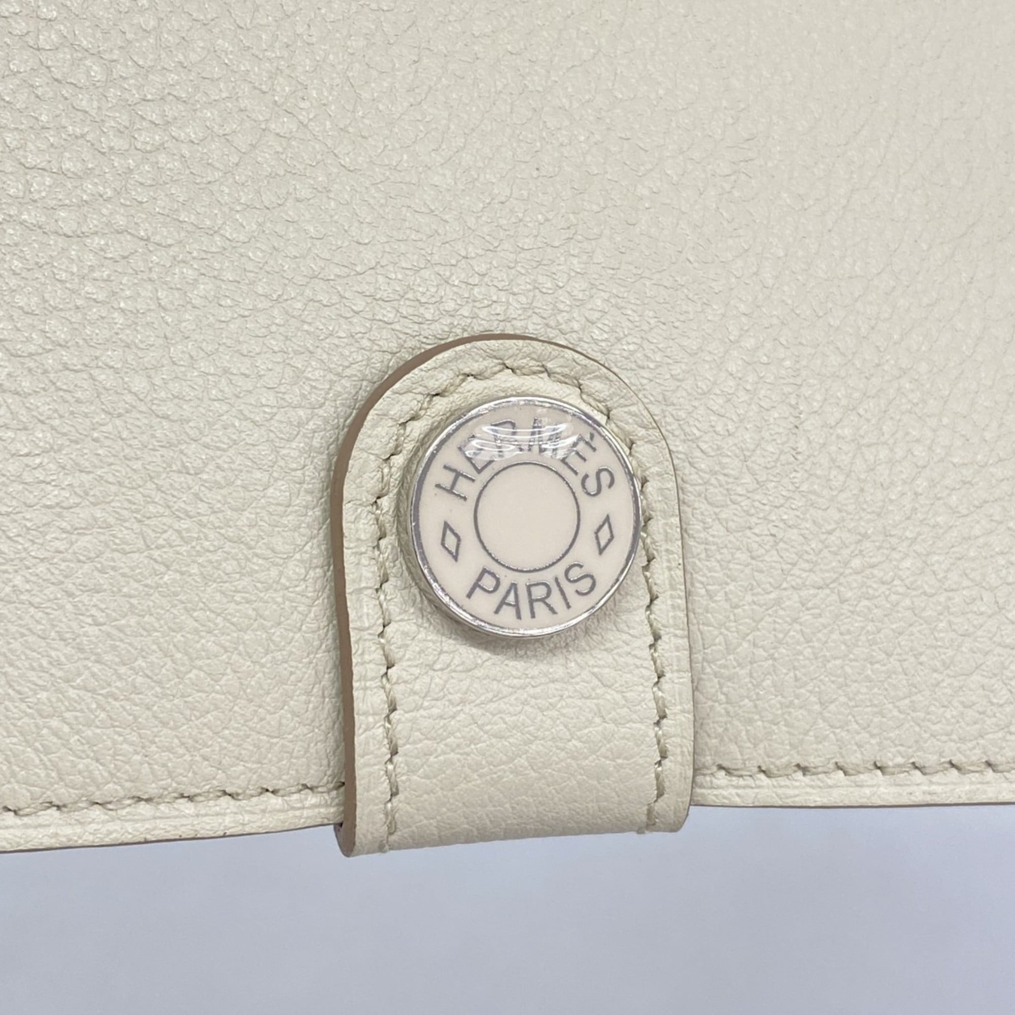 Hermes Hermès Tuttenman Evercolor Beton Long Wallet with Double Stamp for Women