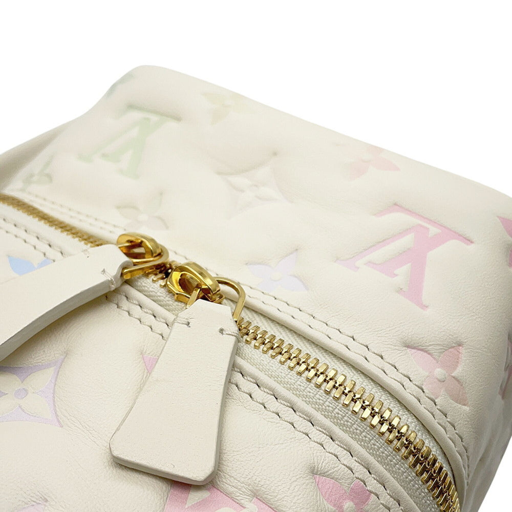 Louis Vuitton Monogram Embossed Square Bag M23059 - 2-way Shoulder Women's Handbag LOUIS VUITTON — Like New