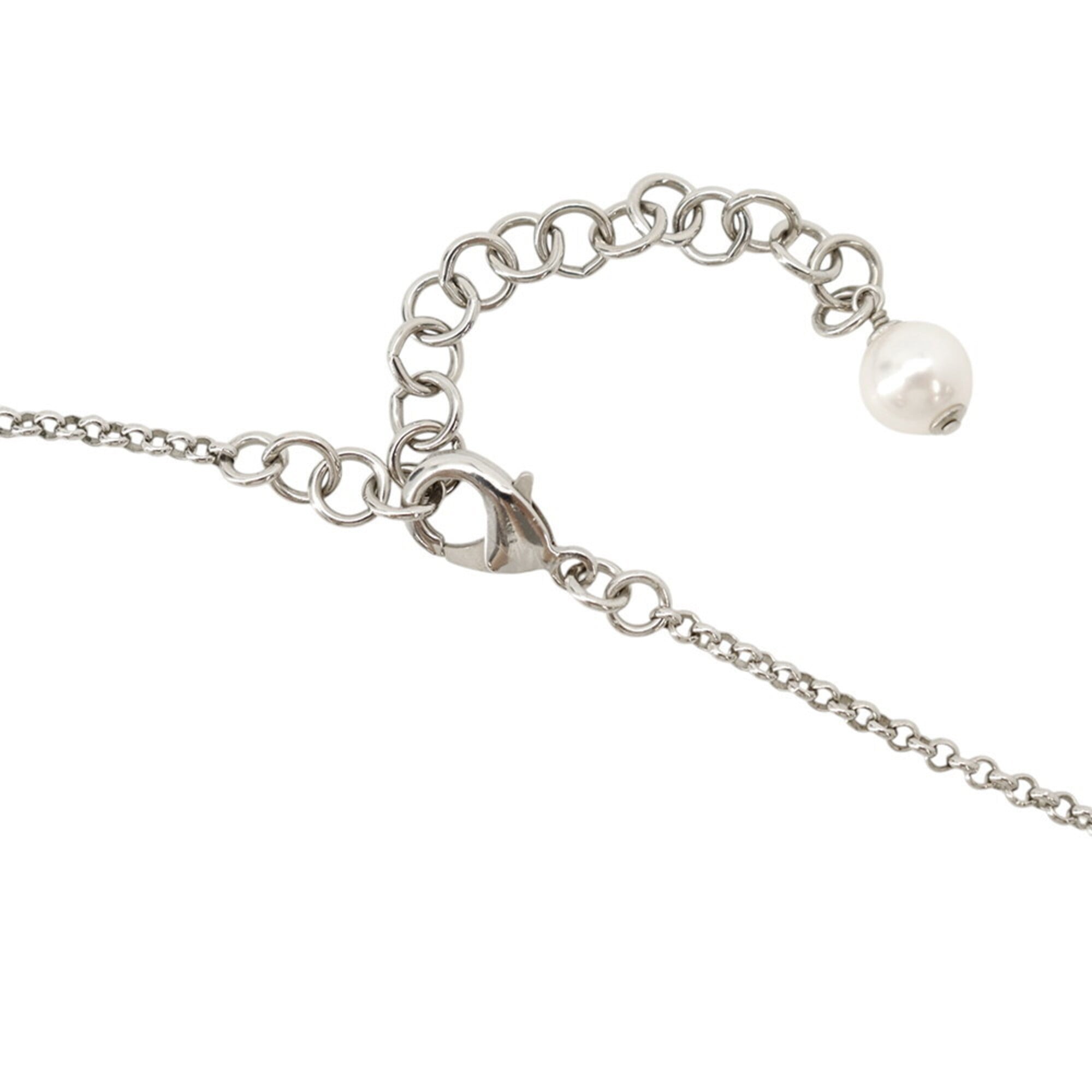 Chanel necklace with Coco Mark, faux pearl and rhinestone design. CHANEL for women — Like New