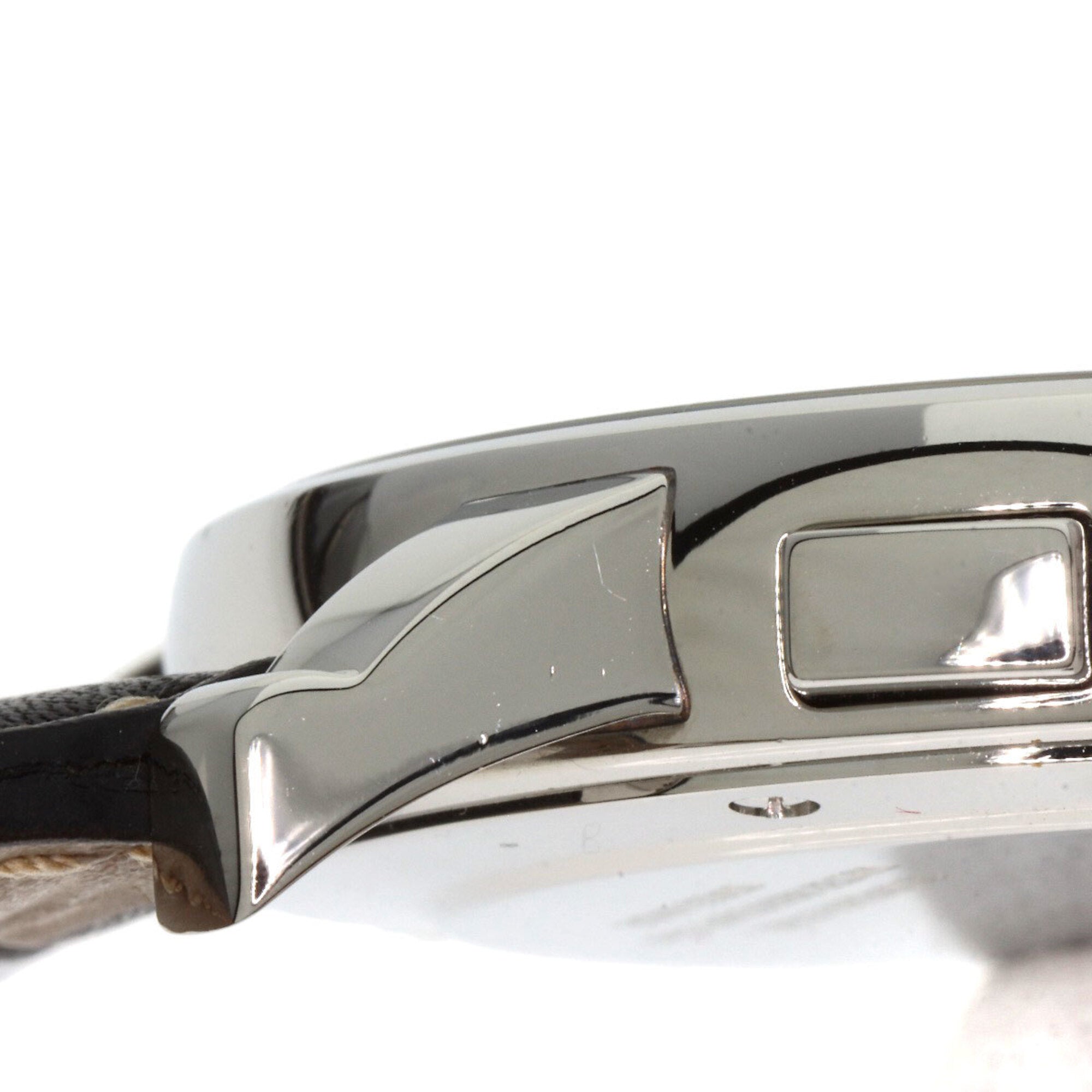 Tiffany & Co. Atlas Dome Chronograph Watch, Stainless Steel/Leather, Men's — Very Good
