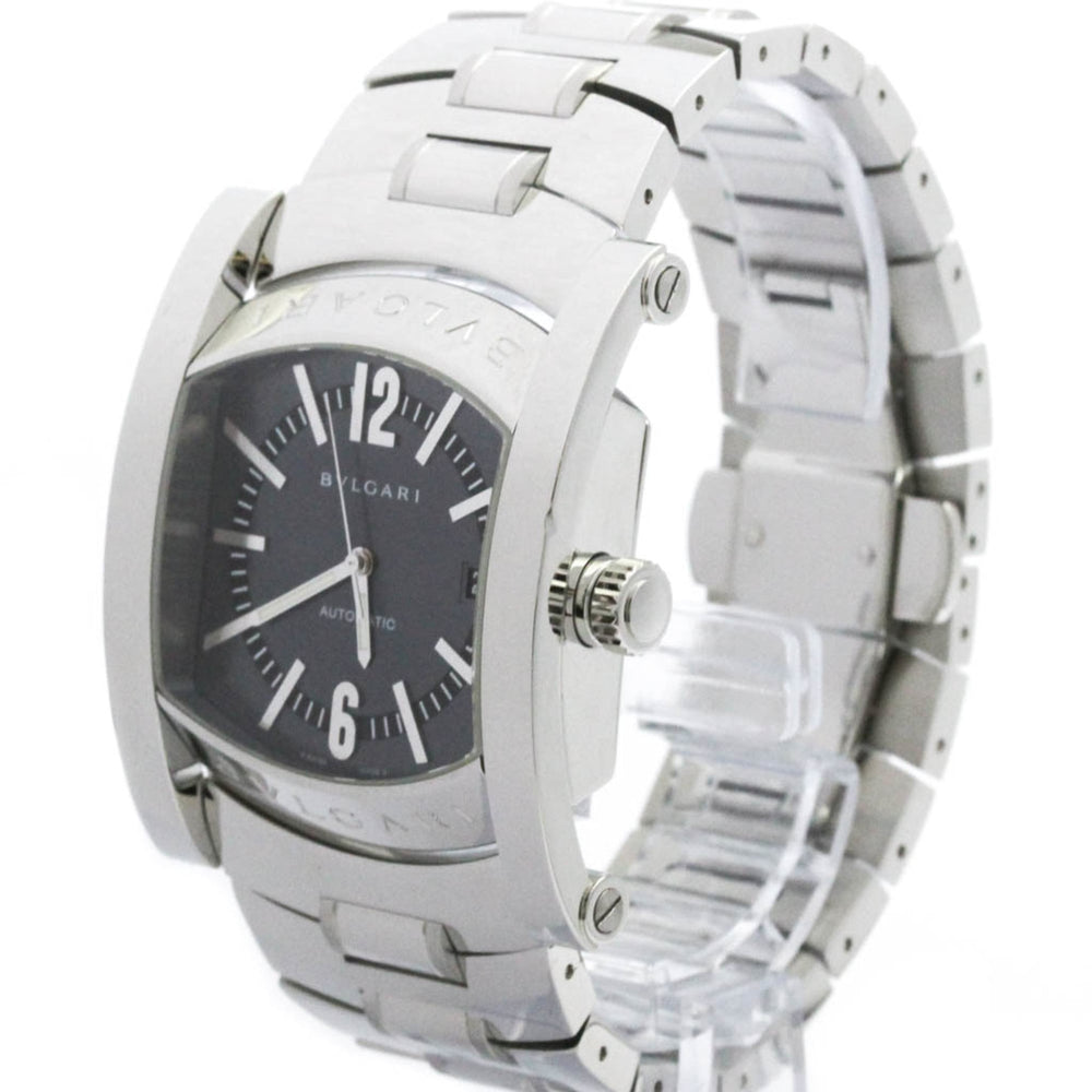 BVLGARI Assioma Stainless Steel Automatic Mens Watch AA48S Polished — Very Good