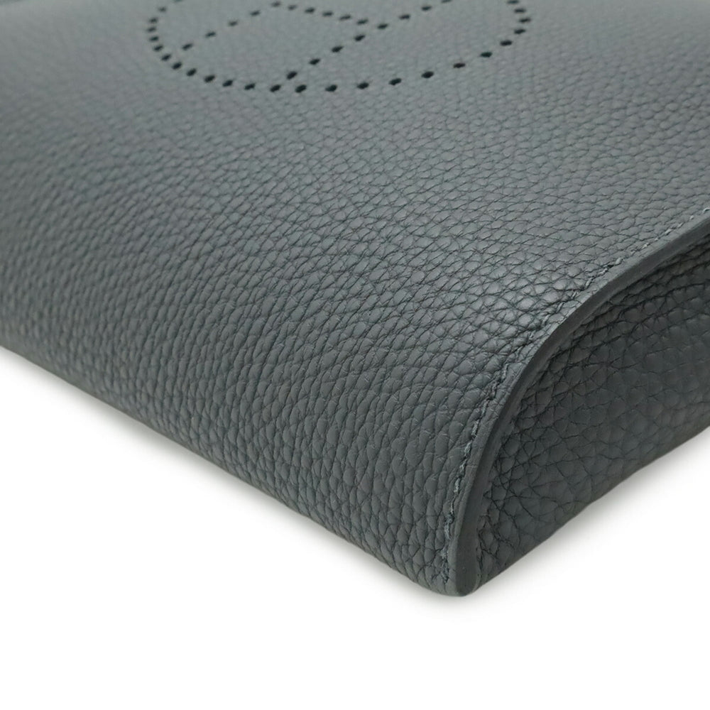 HERMES Hermes Vide Poche H Evelyne Shoulder Bag Togo Gris Misty Grey W Stamp — New - Store Return