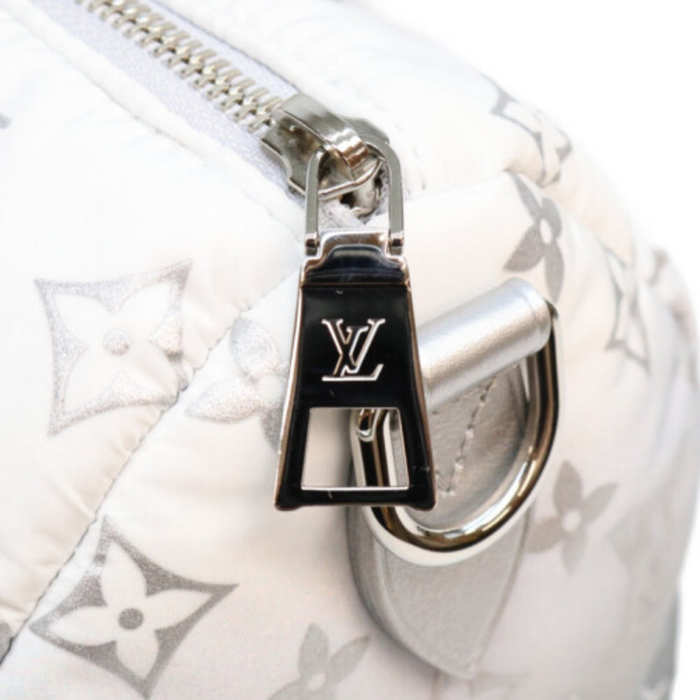 LOUIS VUITTON M11848 LVSKI LV Snow Speedy Bandoulière 25 Shoulder Bag, Silver, Silver Hardware, Men's — Like New