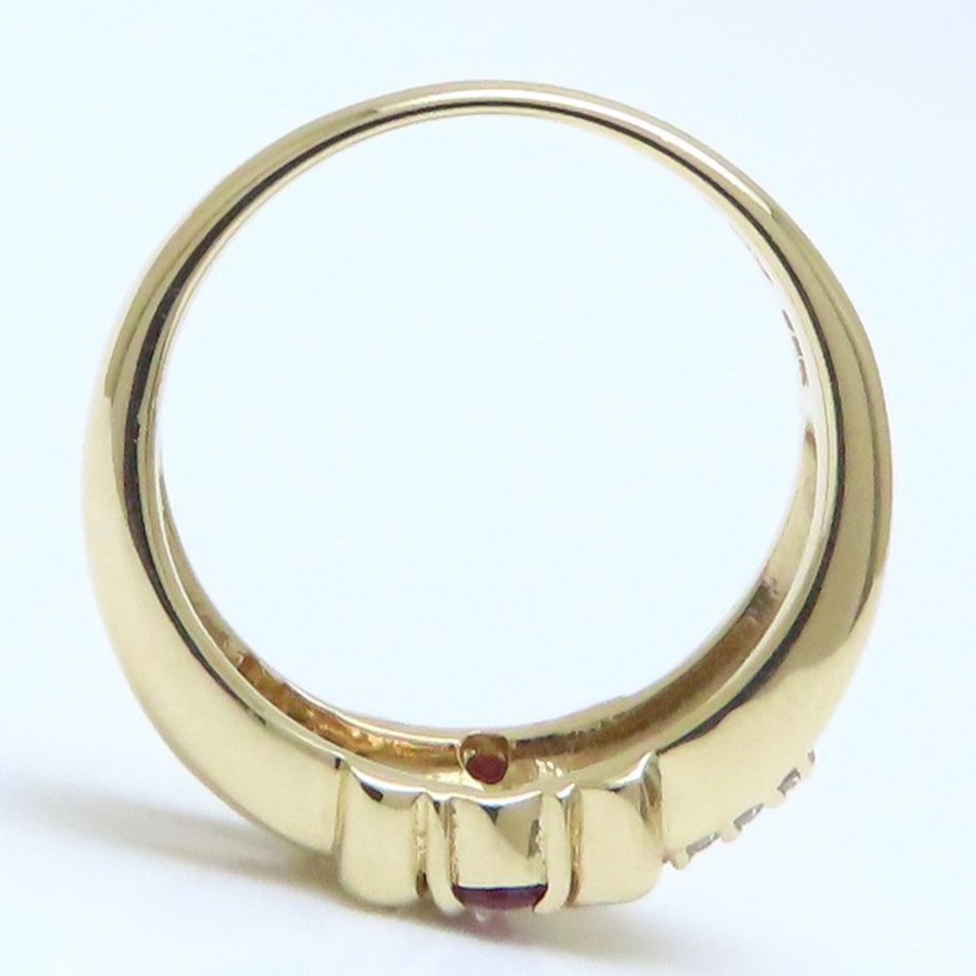CELINE Women's Ring with 0.18ct Ruby and 0.10ct Diamond, 18K Yellow Gold, 294211