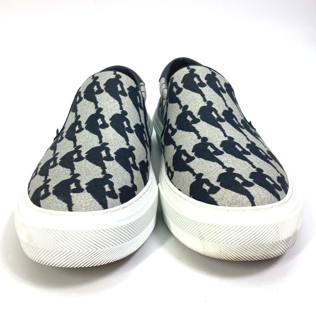 LOUIS VUITTON NBA Collaboration Trocadero Sneakers, Men's Canvas Slip-On Shoes, Gray