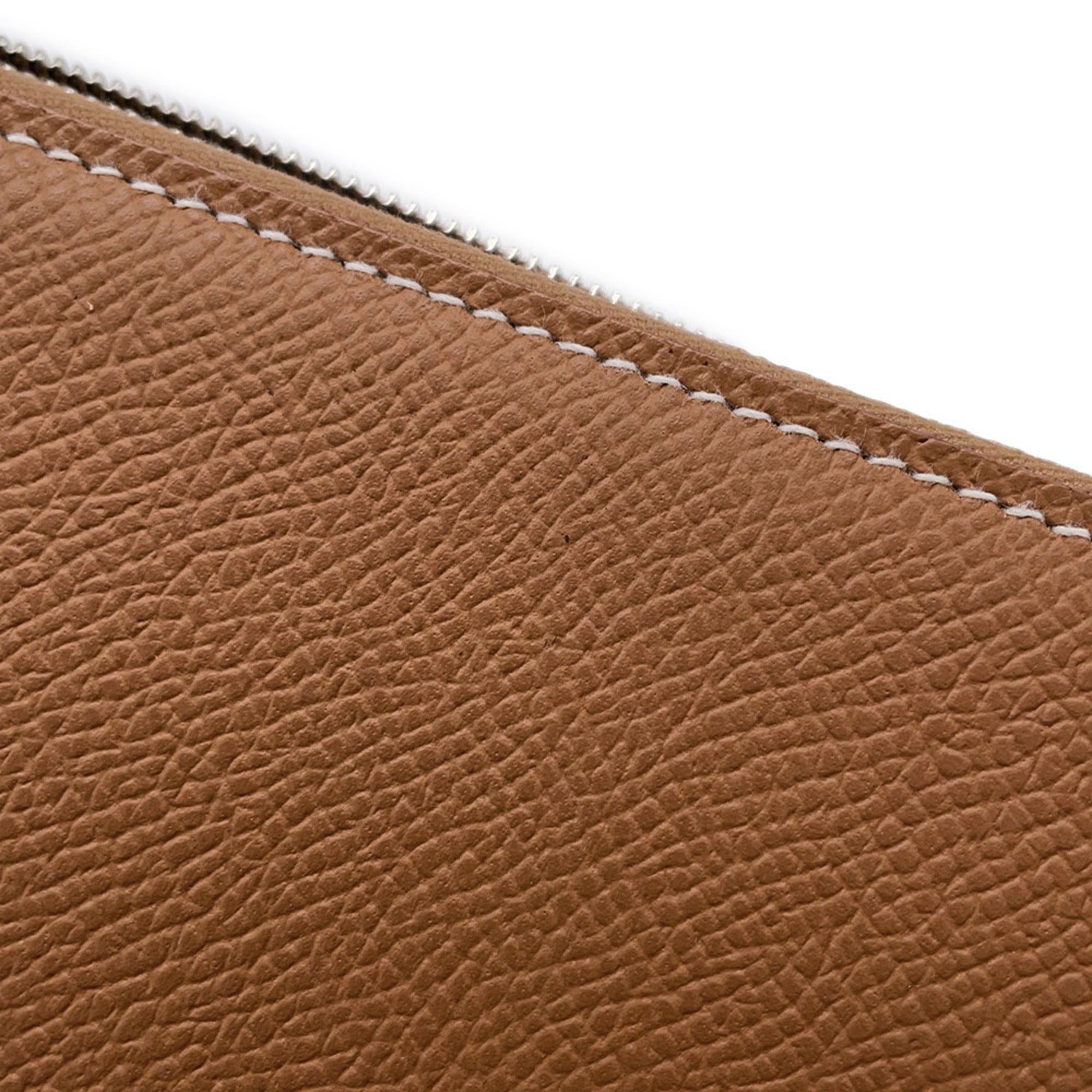 Hermes Hermès Azap Long Silkin Gold Wallet/Epson B Stamp Wallet