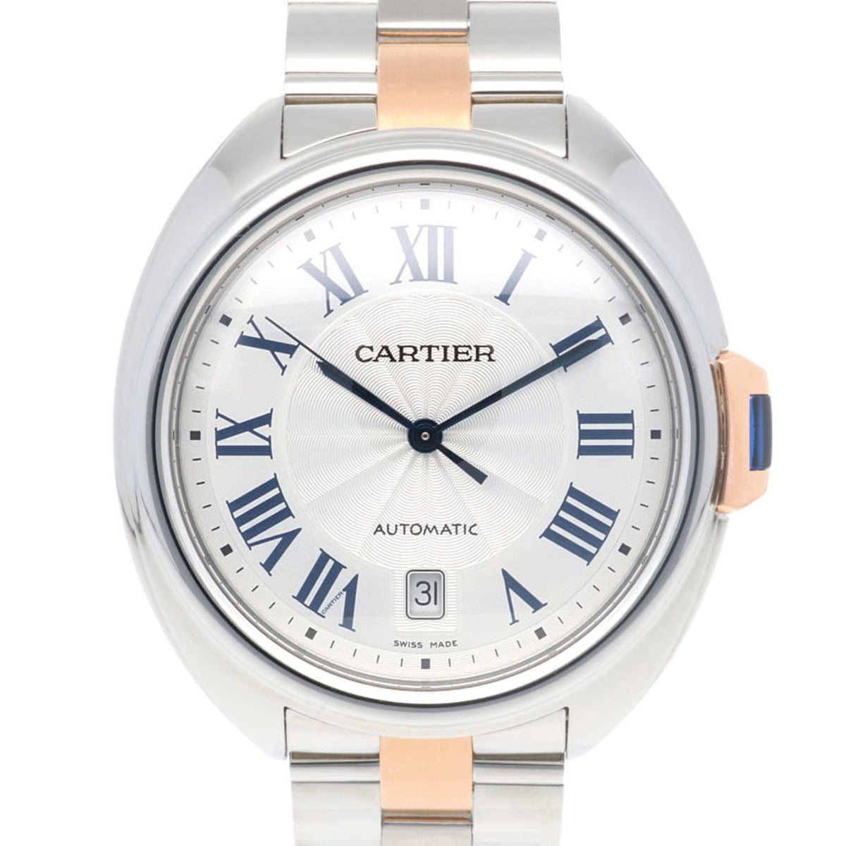 Cartier Clé de Watch Stainless Steel 3850 Automatic Men's CARTIER Overhauled — Very Good