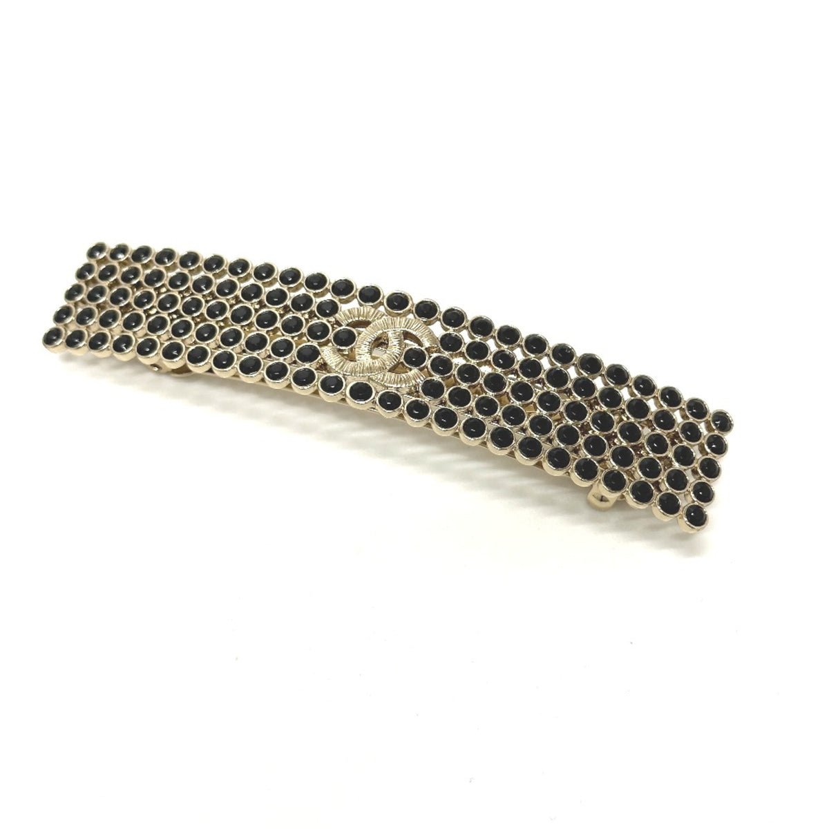 Chanel logo hair accessory Valletta Gold — Like New