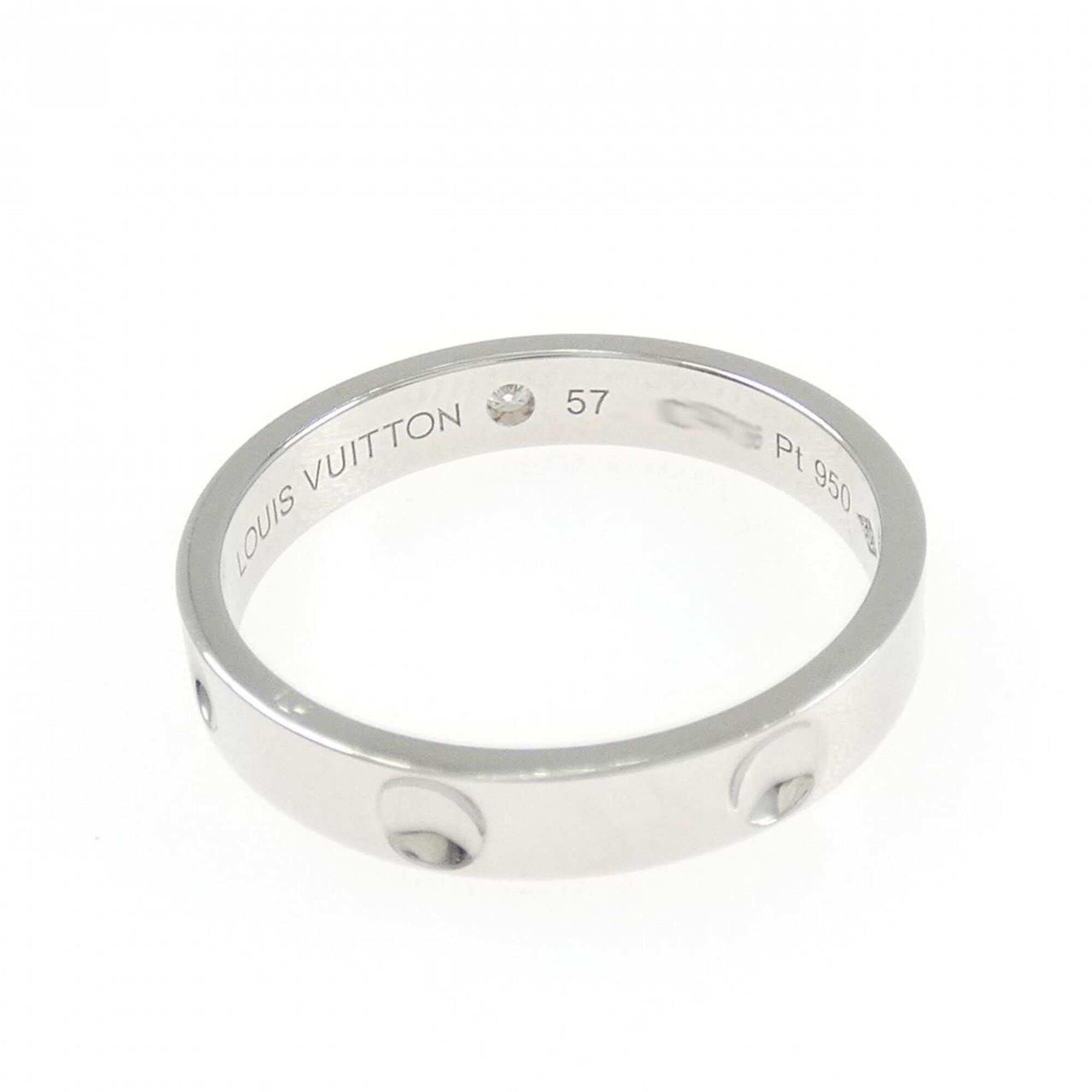 Louis Vuitton Alliance Empreinte 1P Ring — Like New